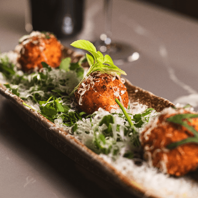 Goat Cheese Fritters.