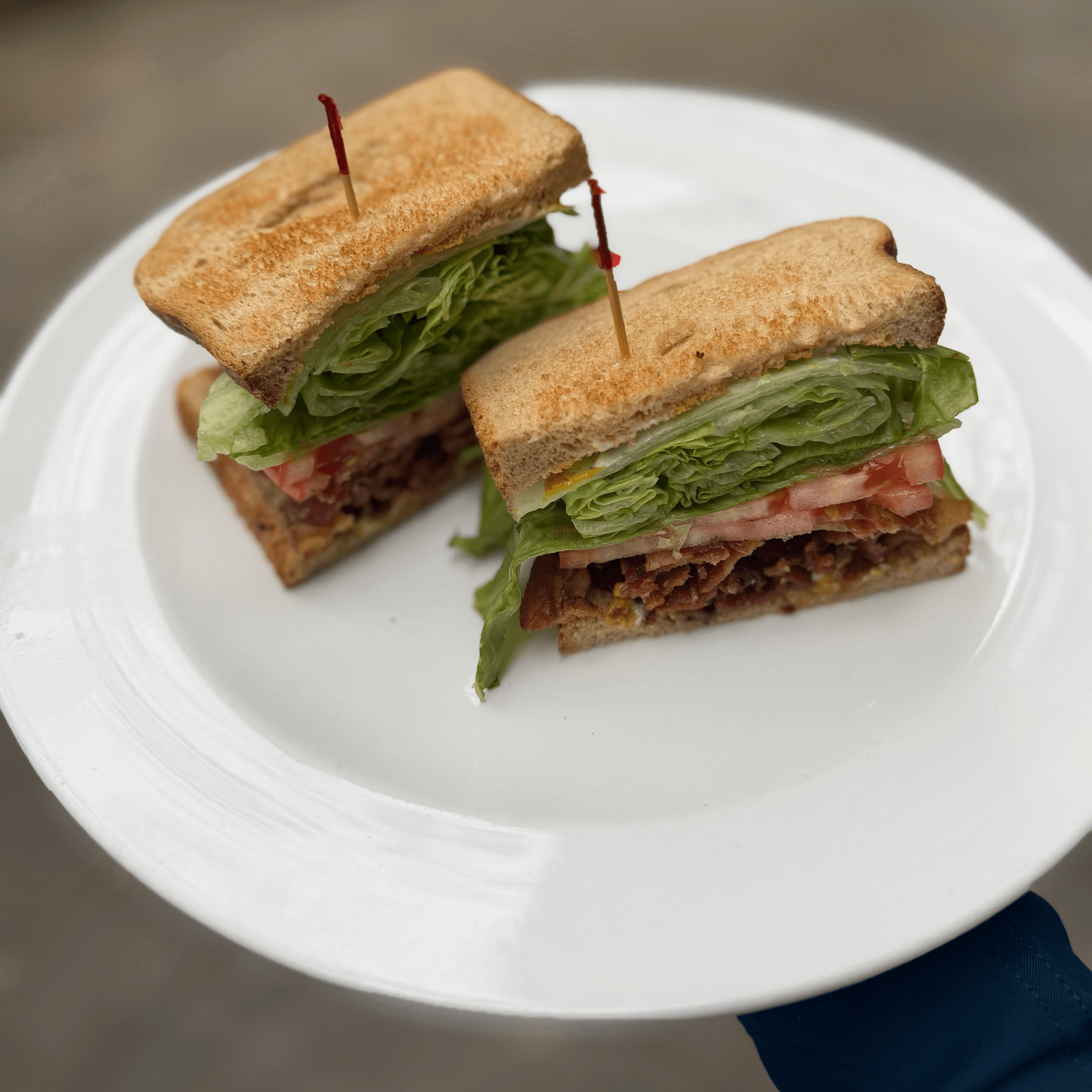 Bacon, Lettuce & Tomato Sandwich.