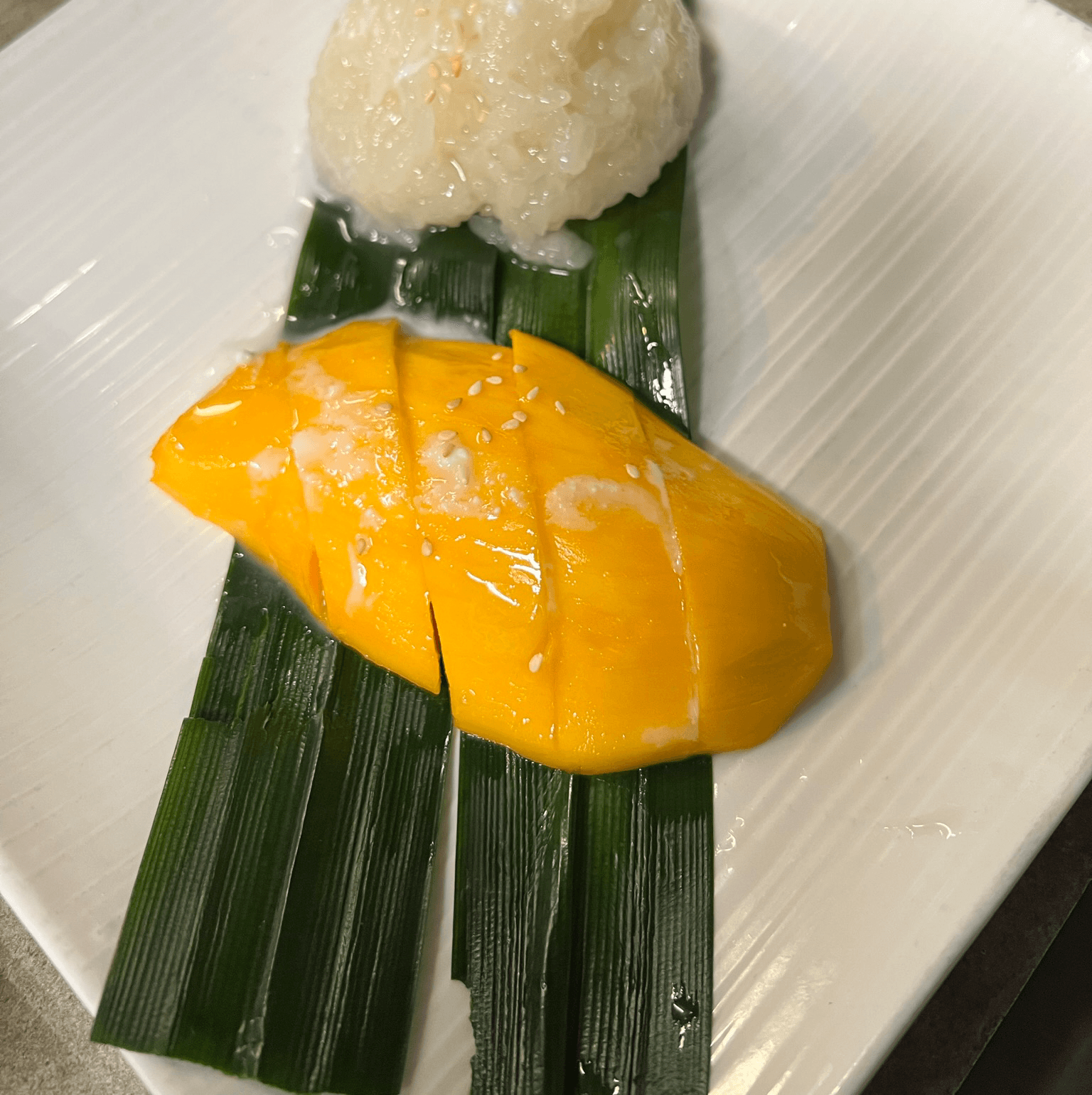 Mango And Sticky Rice.