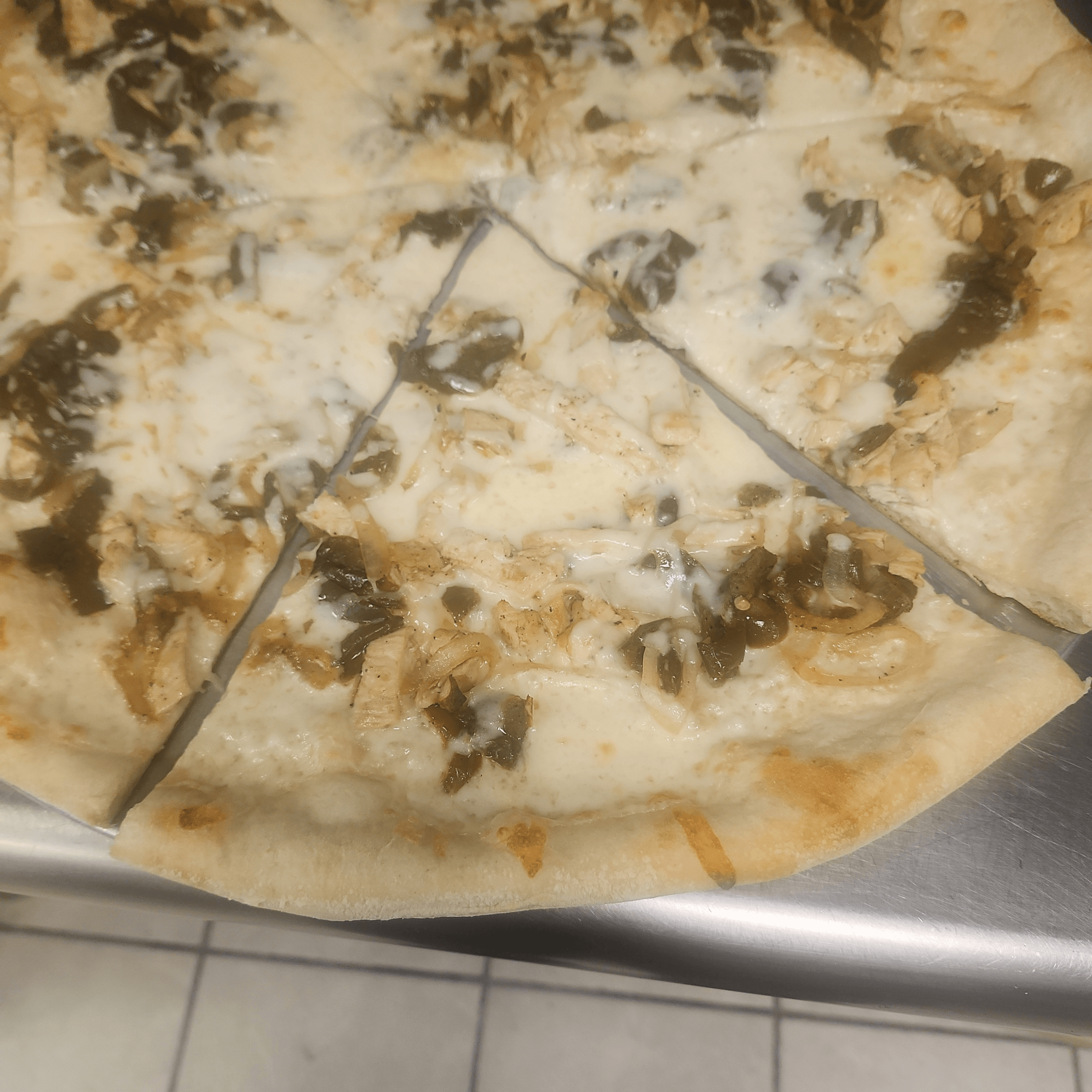 Chicken Fajita Pizza.