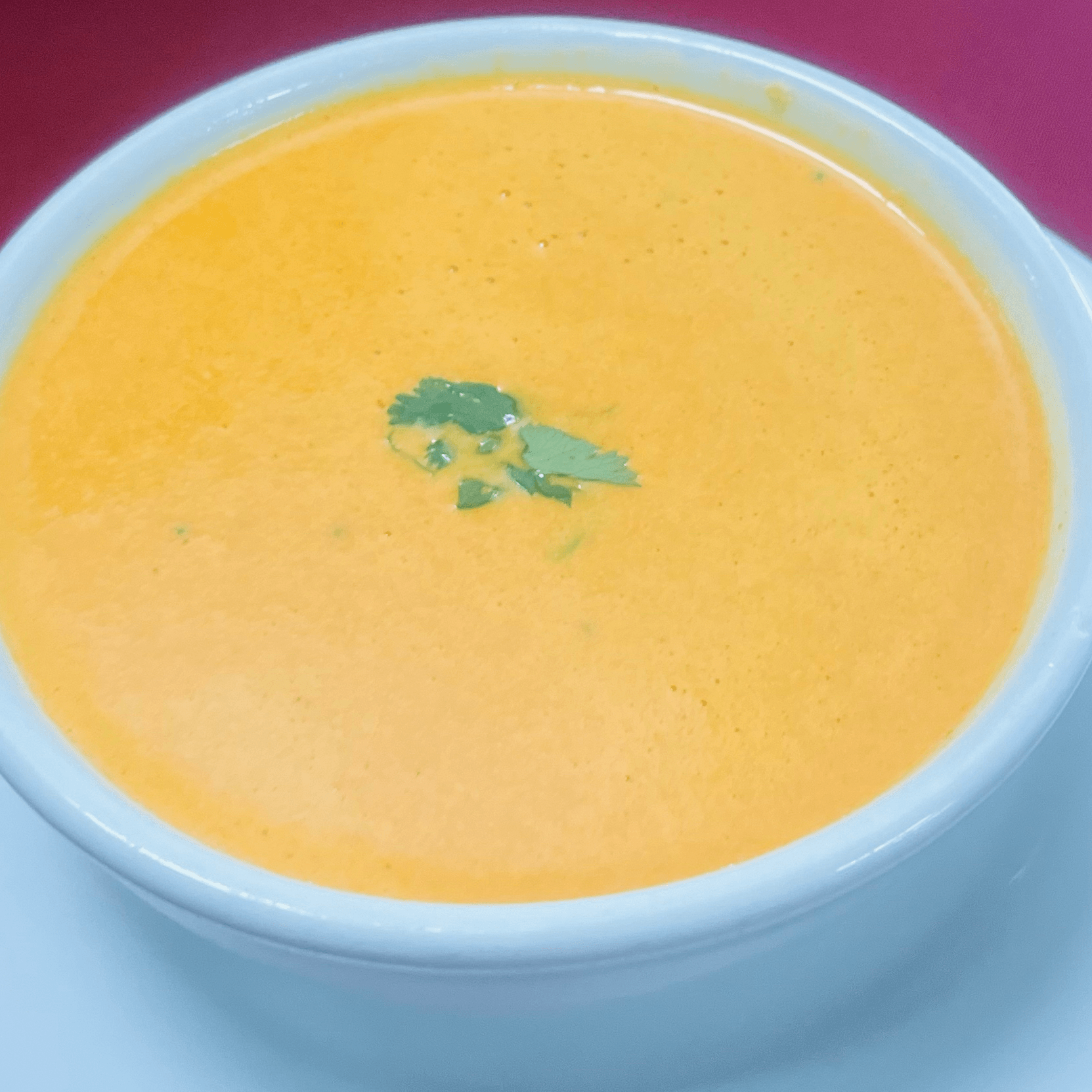 Tomato Coconut Soup.