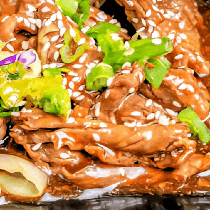 Chicken or Beef Teriyaki Main.