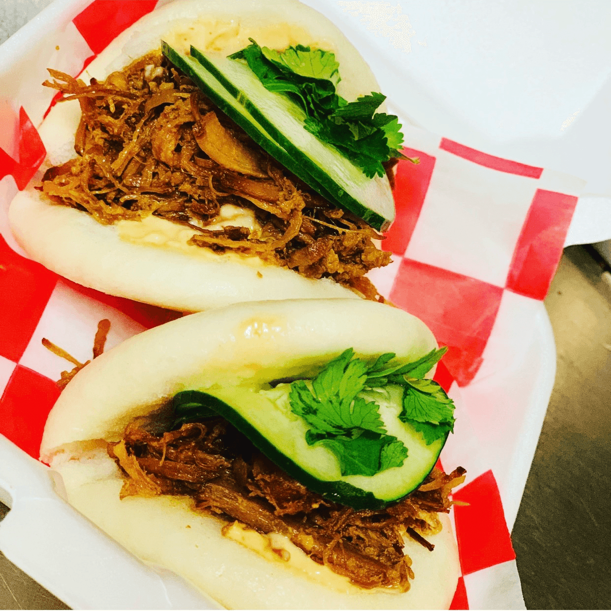 Pulled Pork Bun.