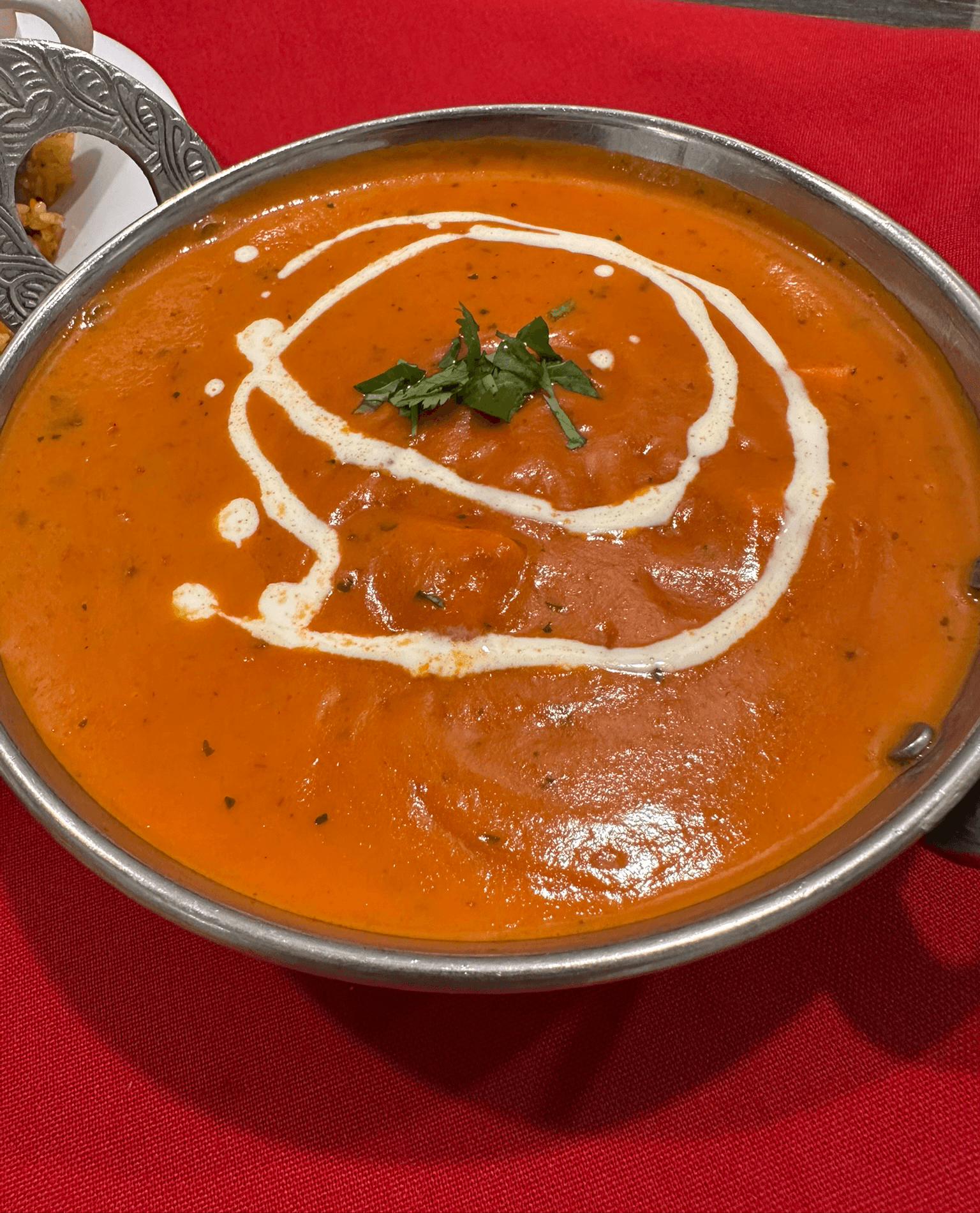 Lamb Tikka Masala.
