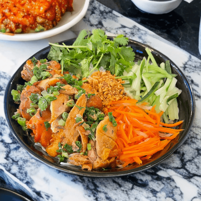 Grilled Chicken Rice-Vermicelli.