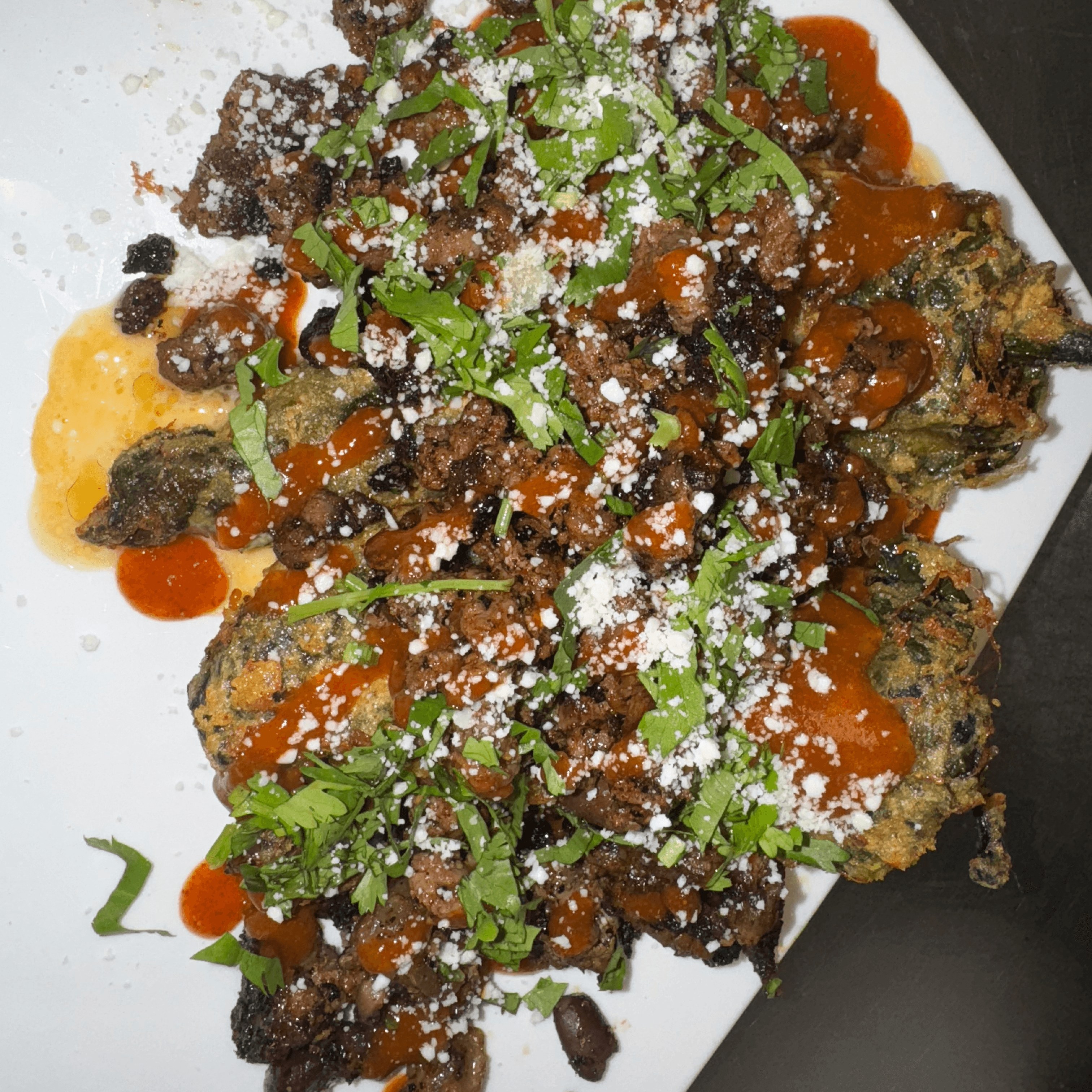 CHILI RELLENOS ENSILLADOS.