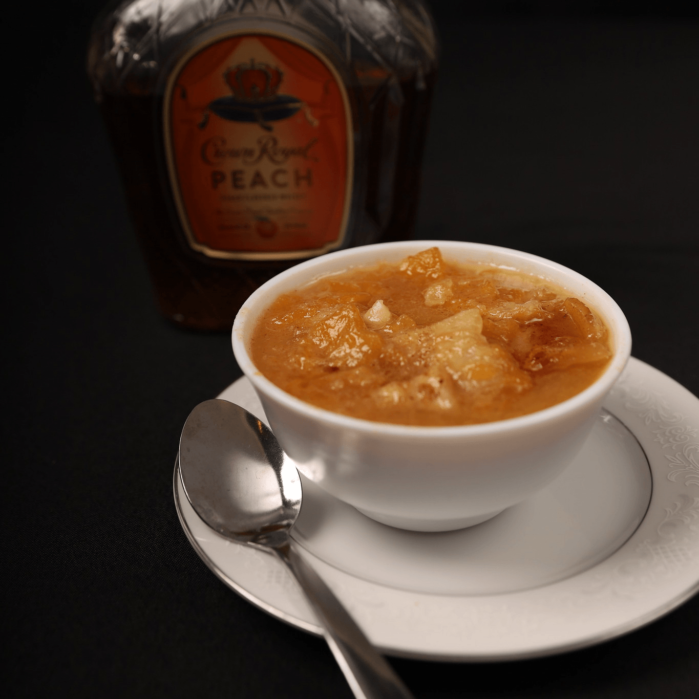 Whiskey Peach Cobbler.