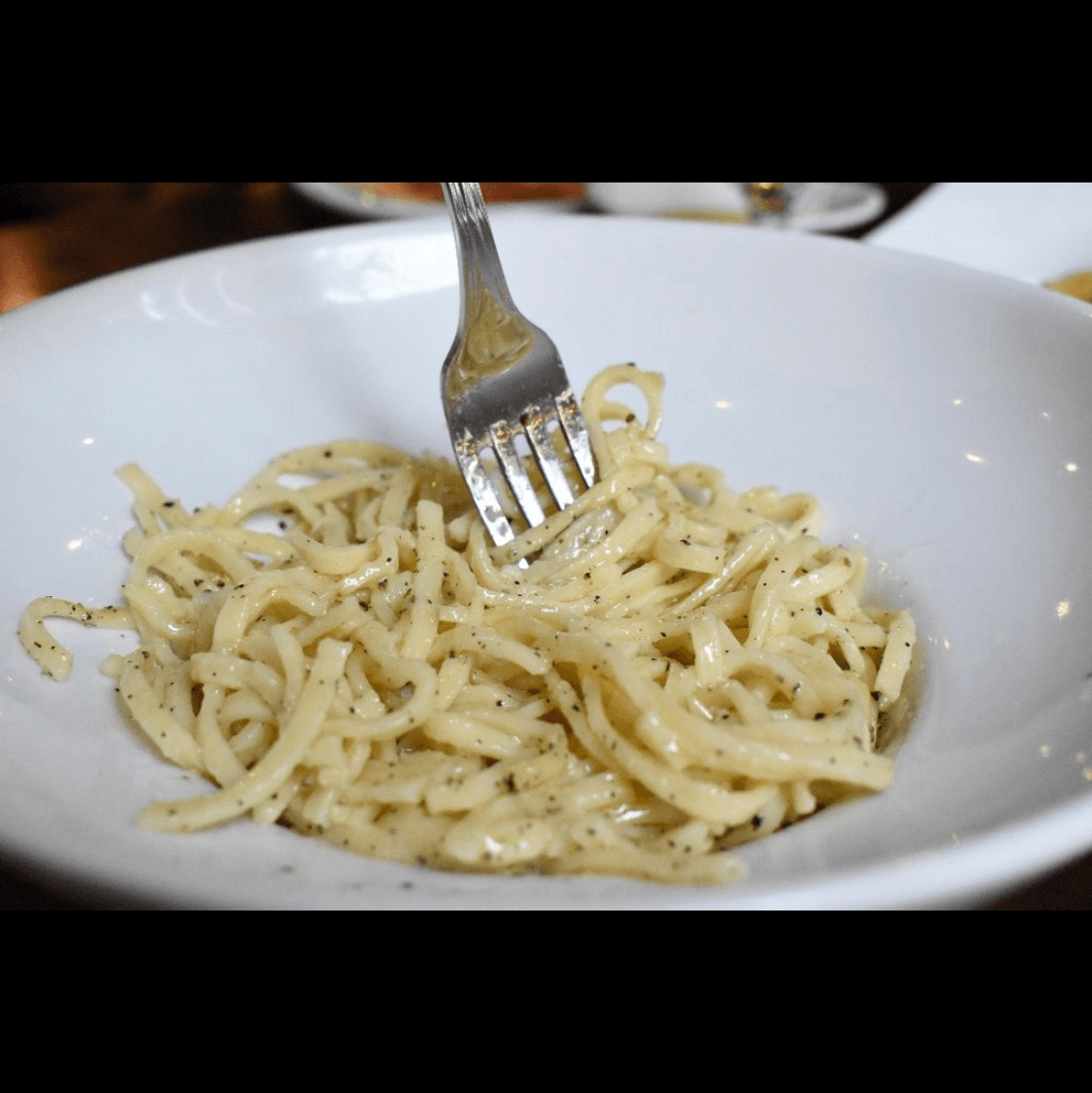 Cacio e Pepe.