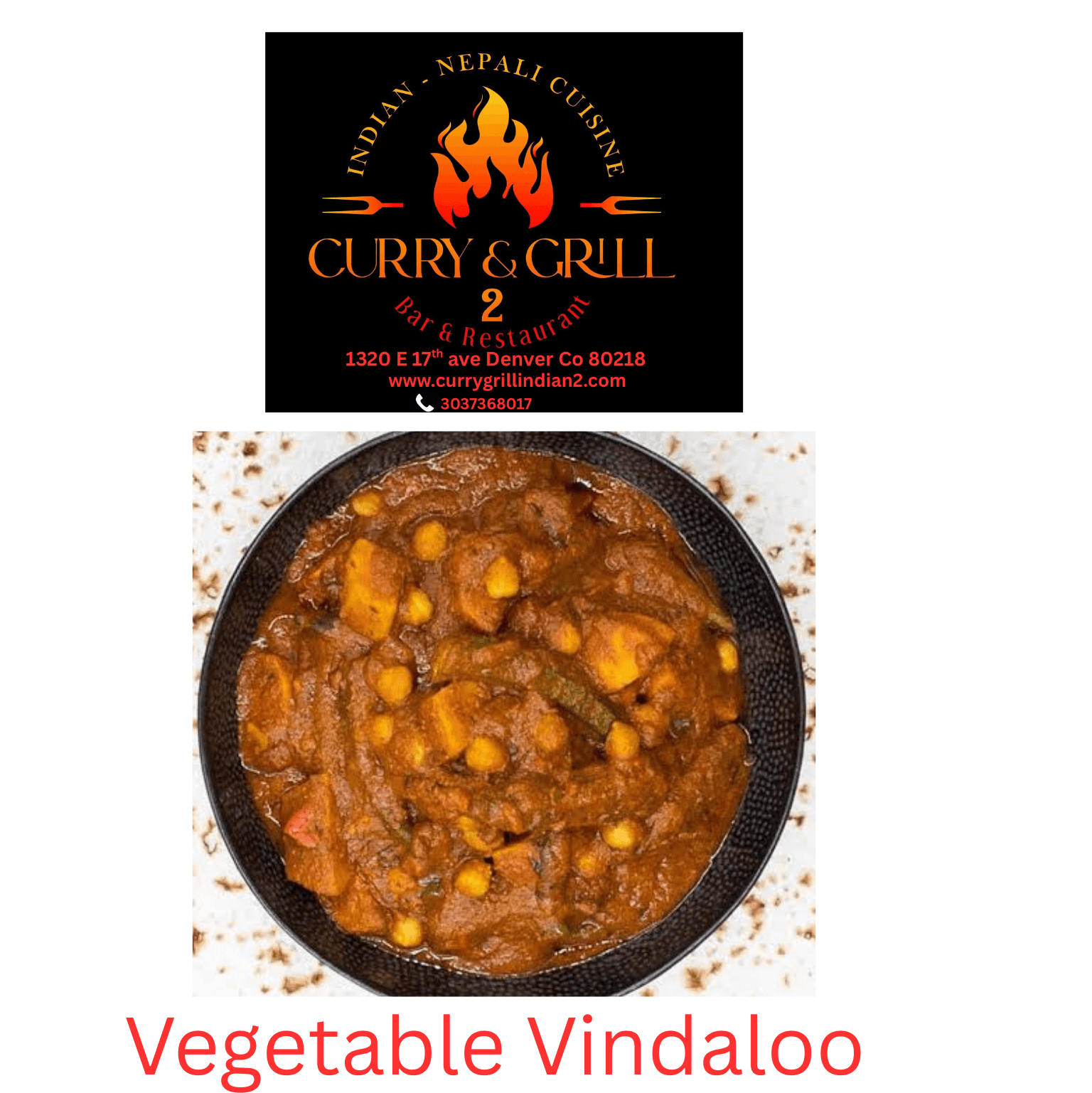 Vegetable Vindaloo.