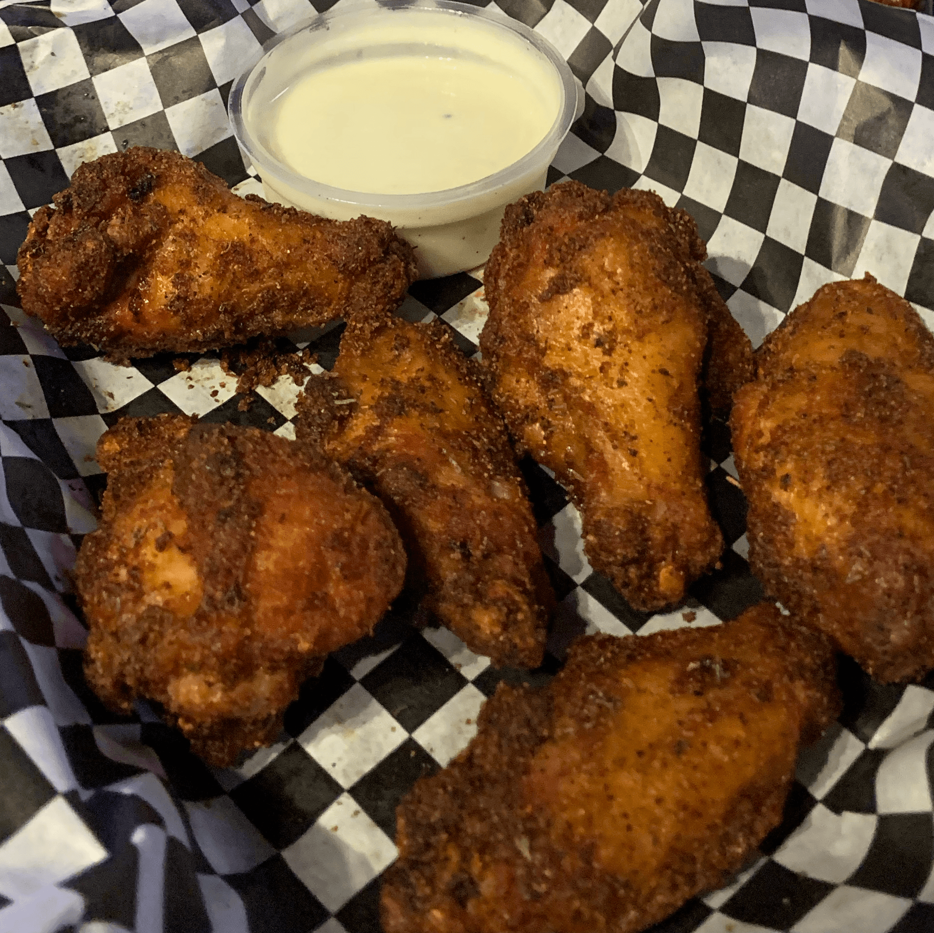 Brick's Jumbo Wings.