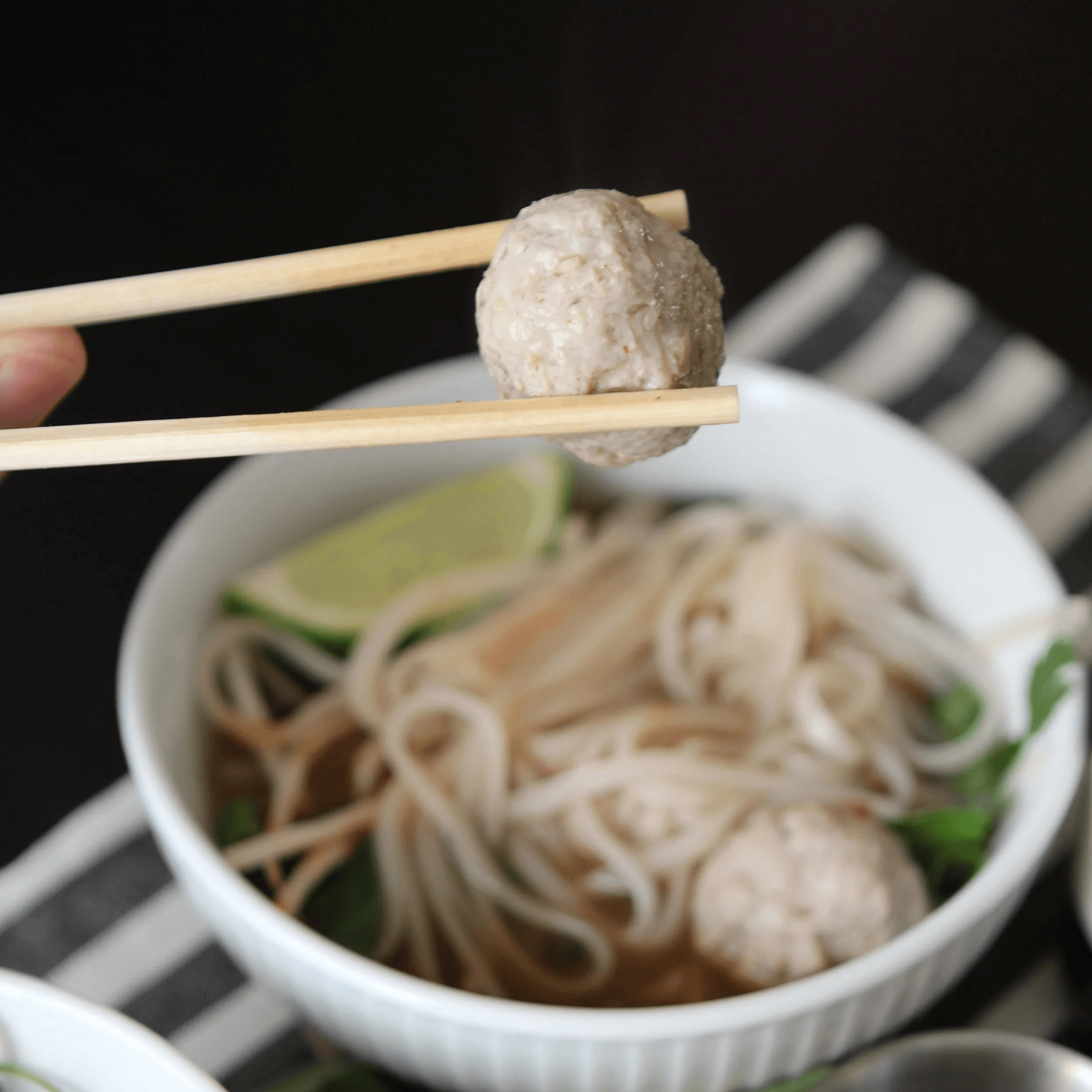 Meatball Pho Bowl.