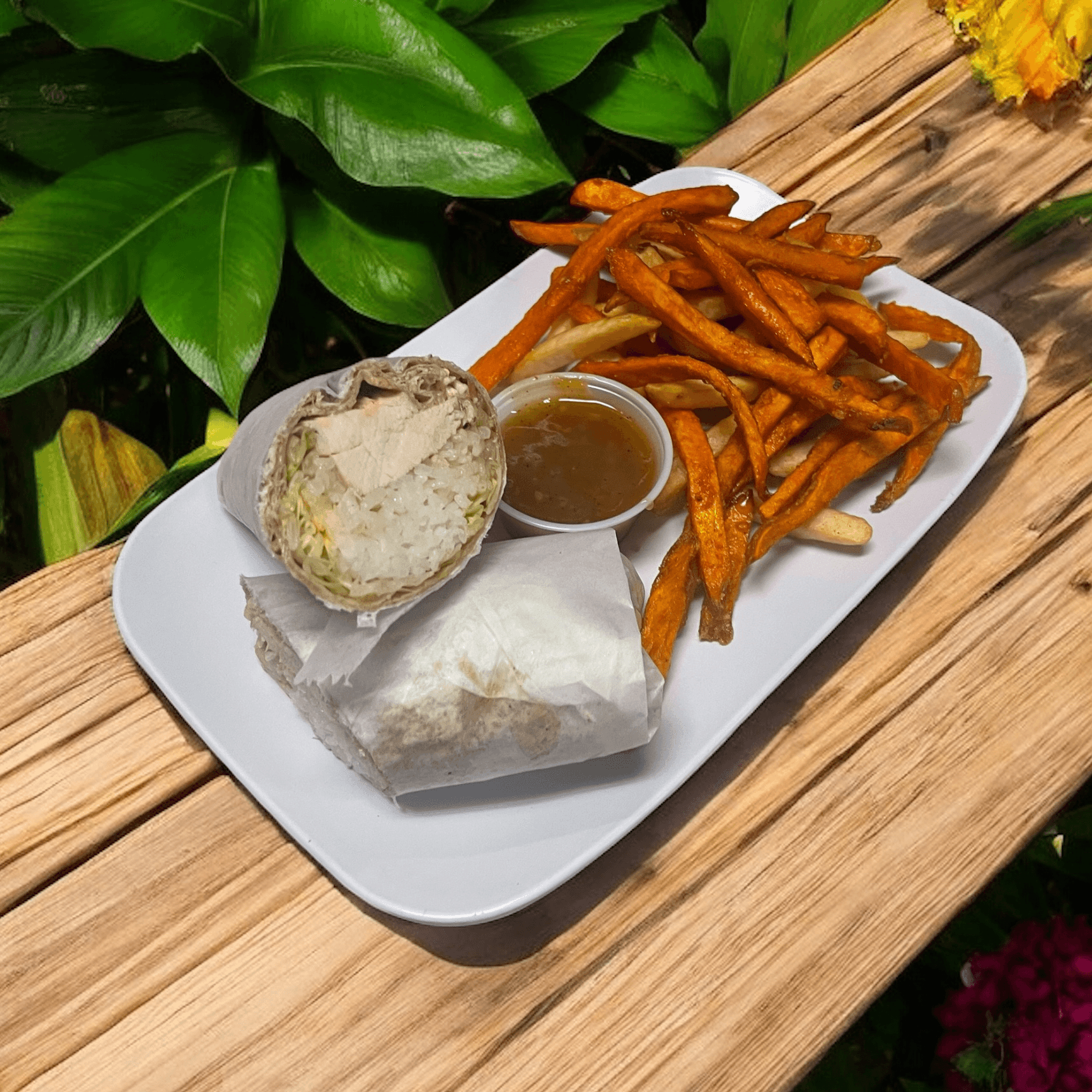 Spicy Hawaiian Wrap.