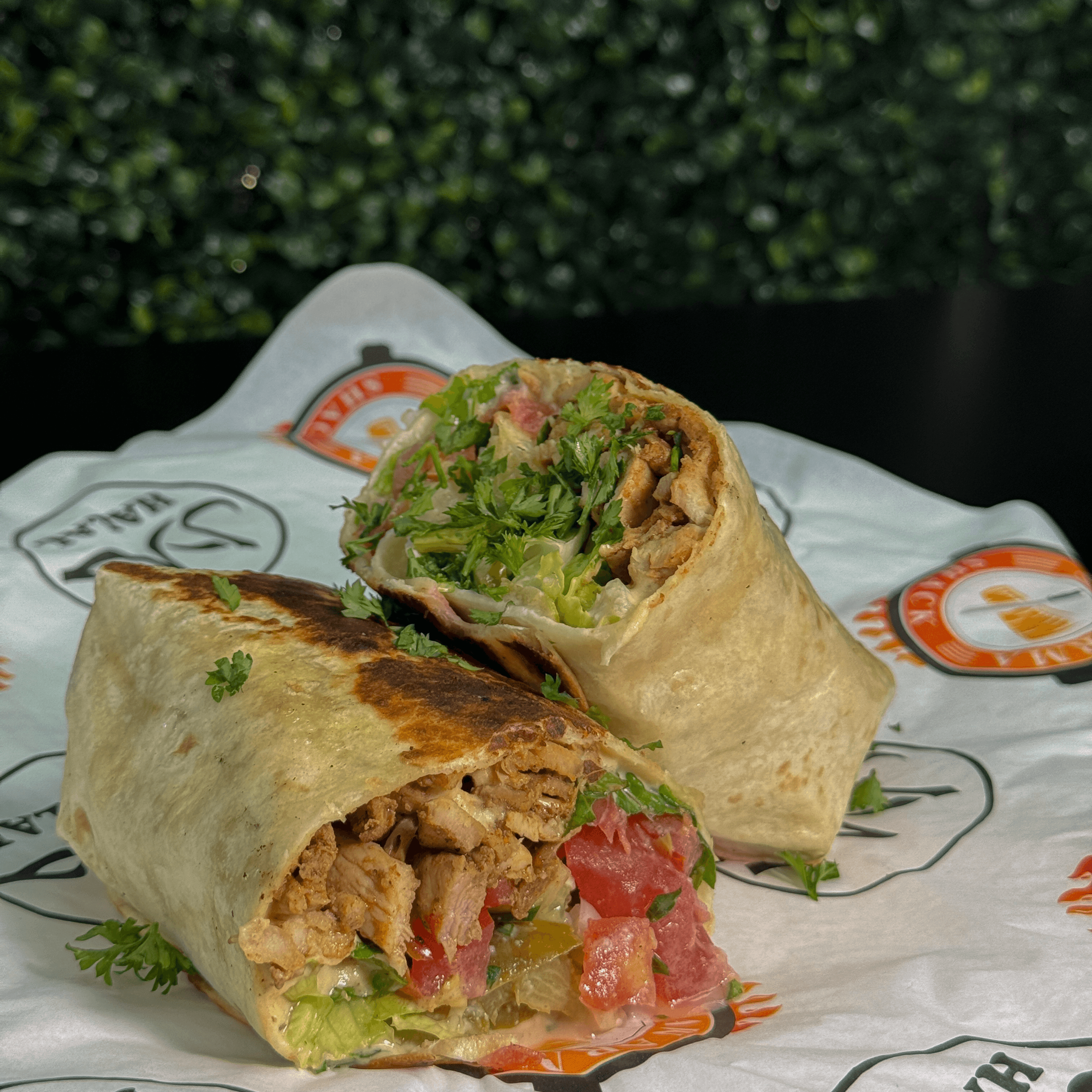 Chicken Shawarma Wrap.