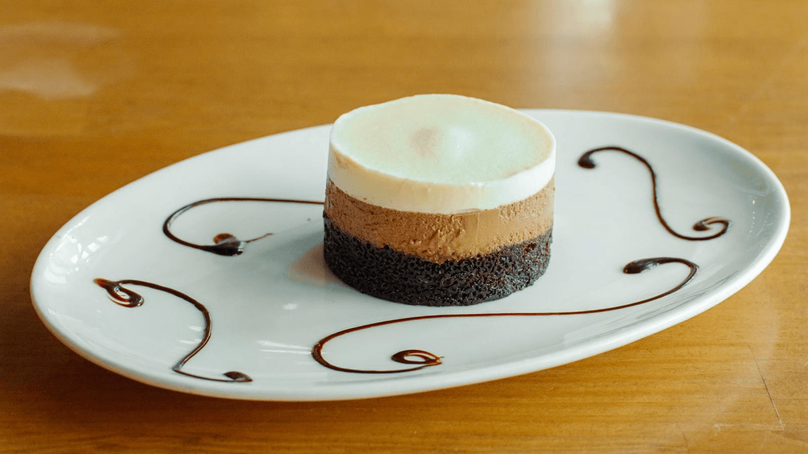 Three Chocolate Mousse Cake.