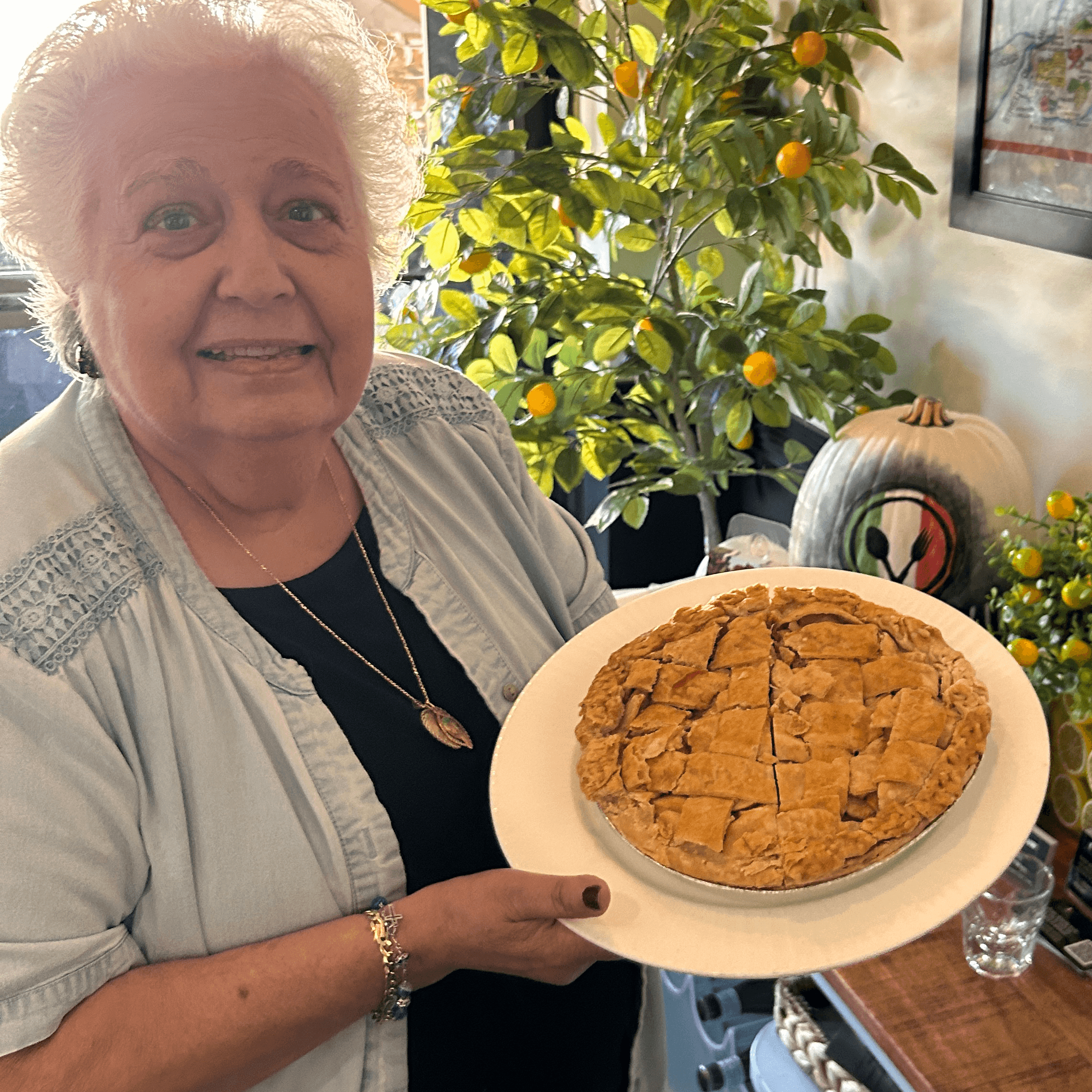 Connie’s Apple pie.