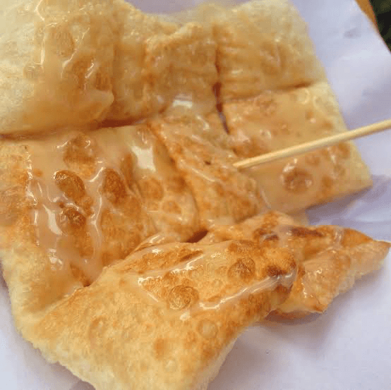 Roti with Sweet Milk.