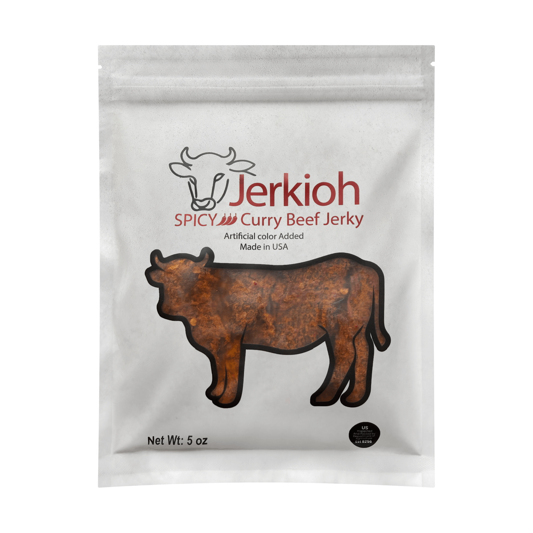 Jerkioh 5 oz Beef Jerky.