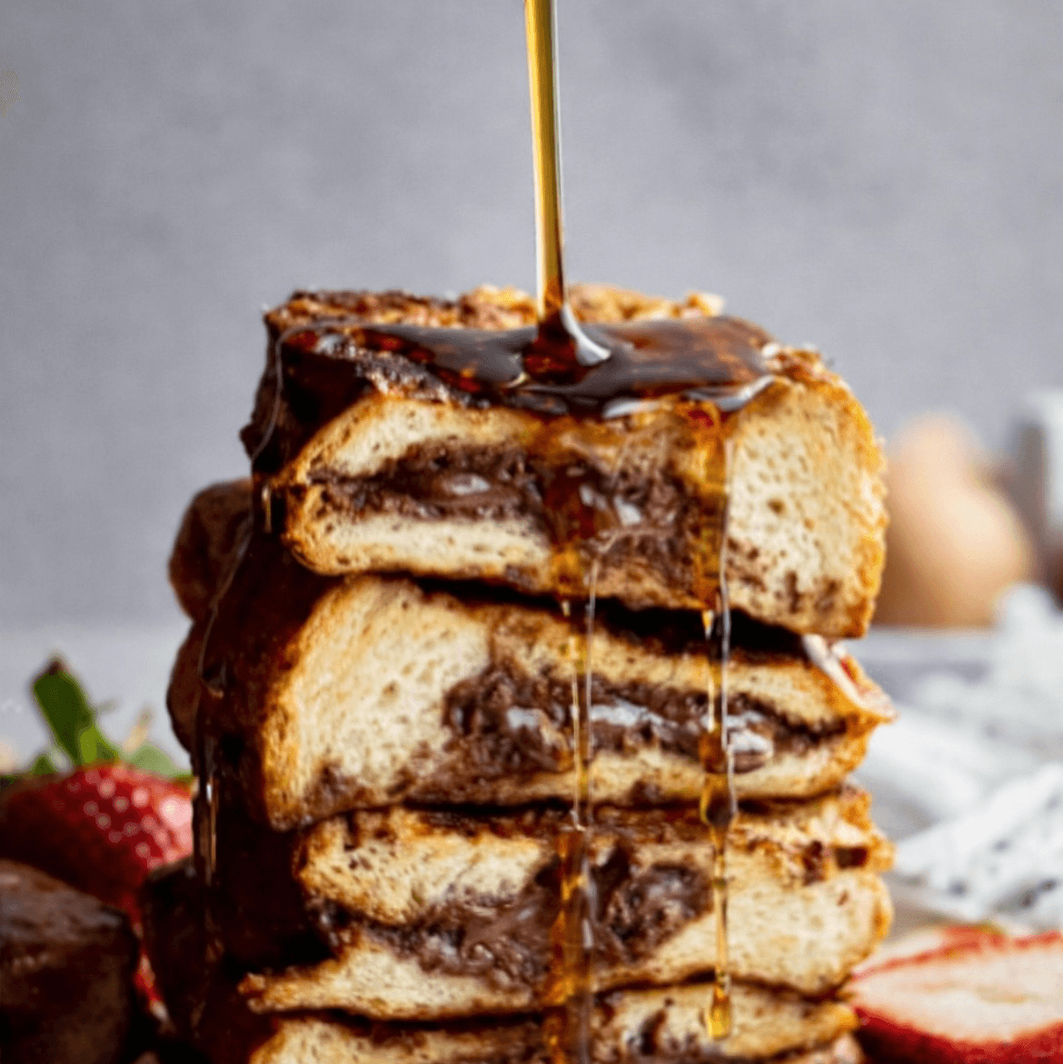 Nutella Banana French Toast.