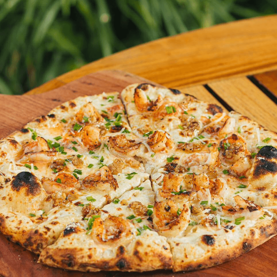 Shrimp Alfredo Pizza (Extra Large 16").