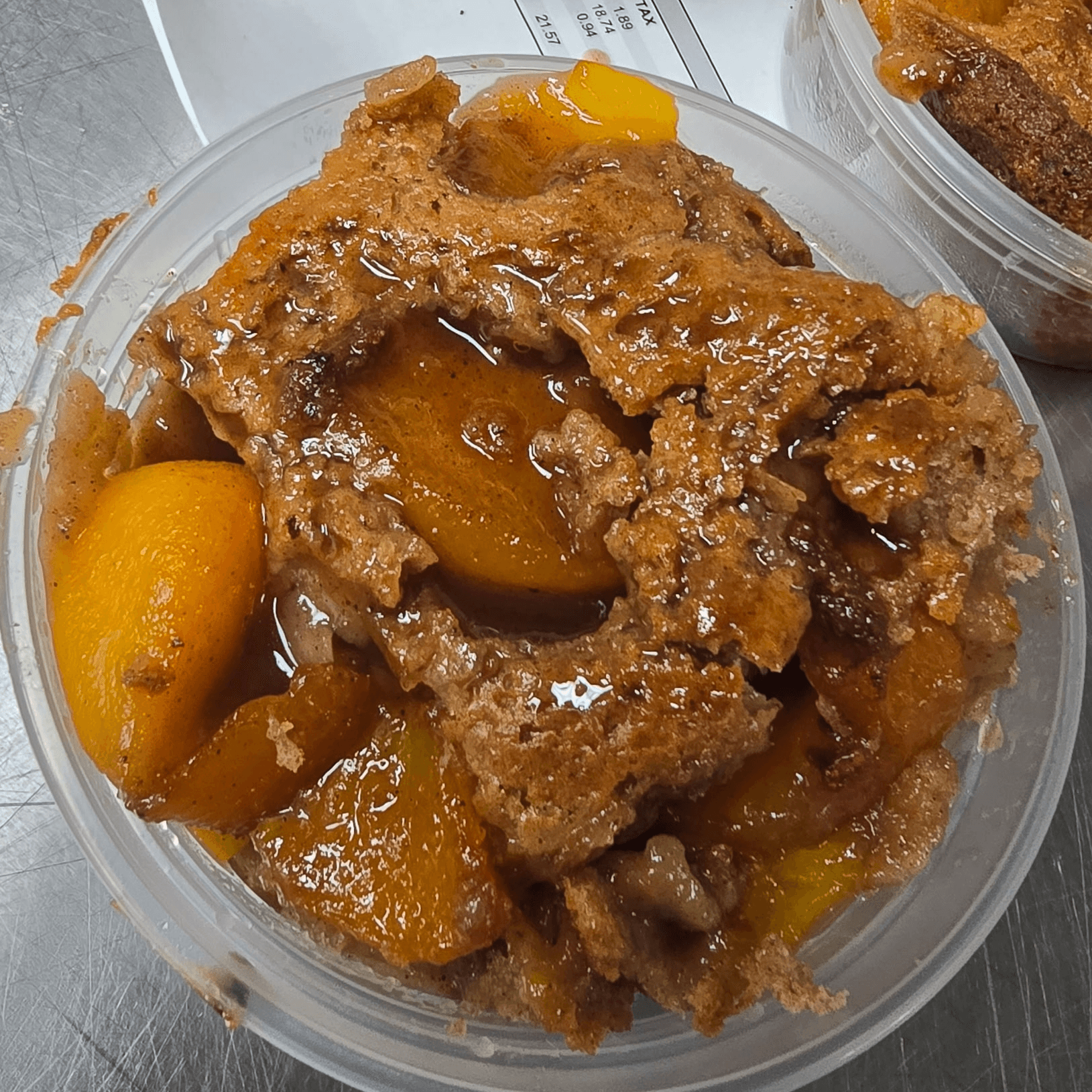 New -Peach Cobbler.