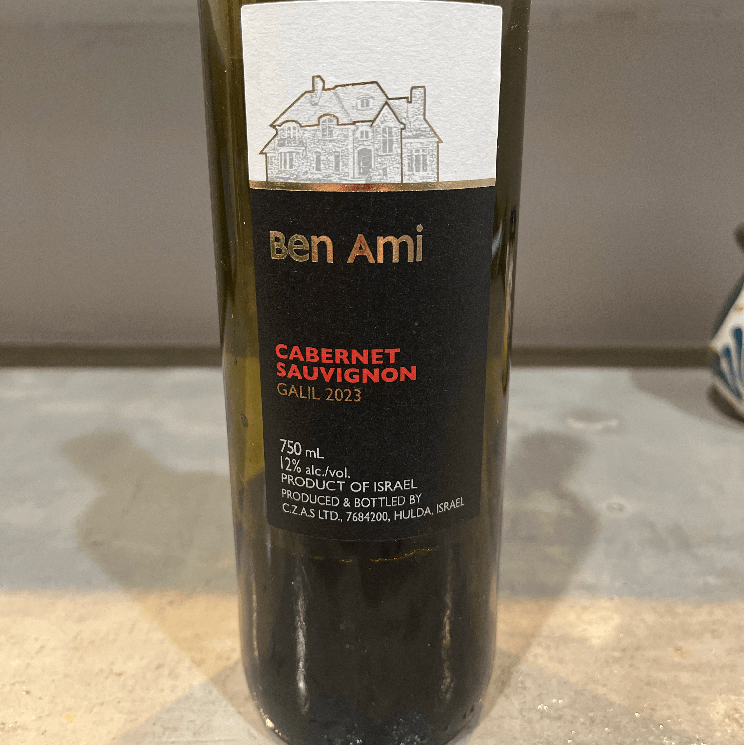 Cabernet Sauvignon Ben Ami 2023.