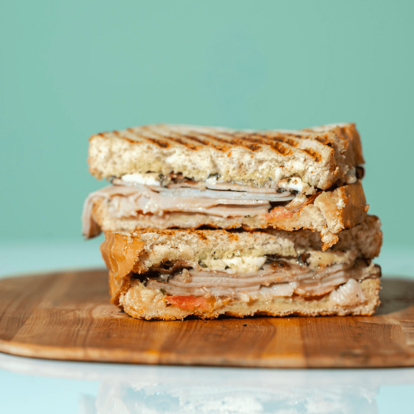 Turkey Caprese Panini.