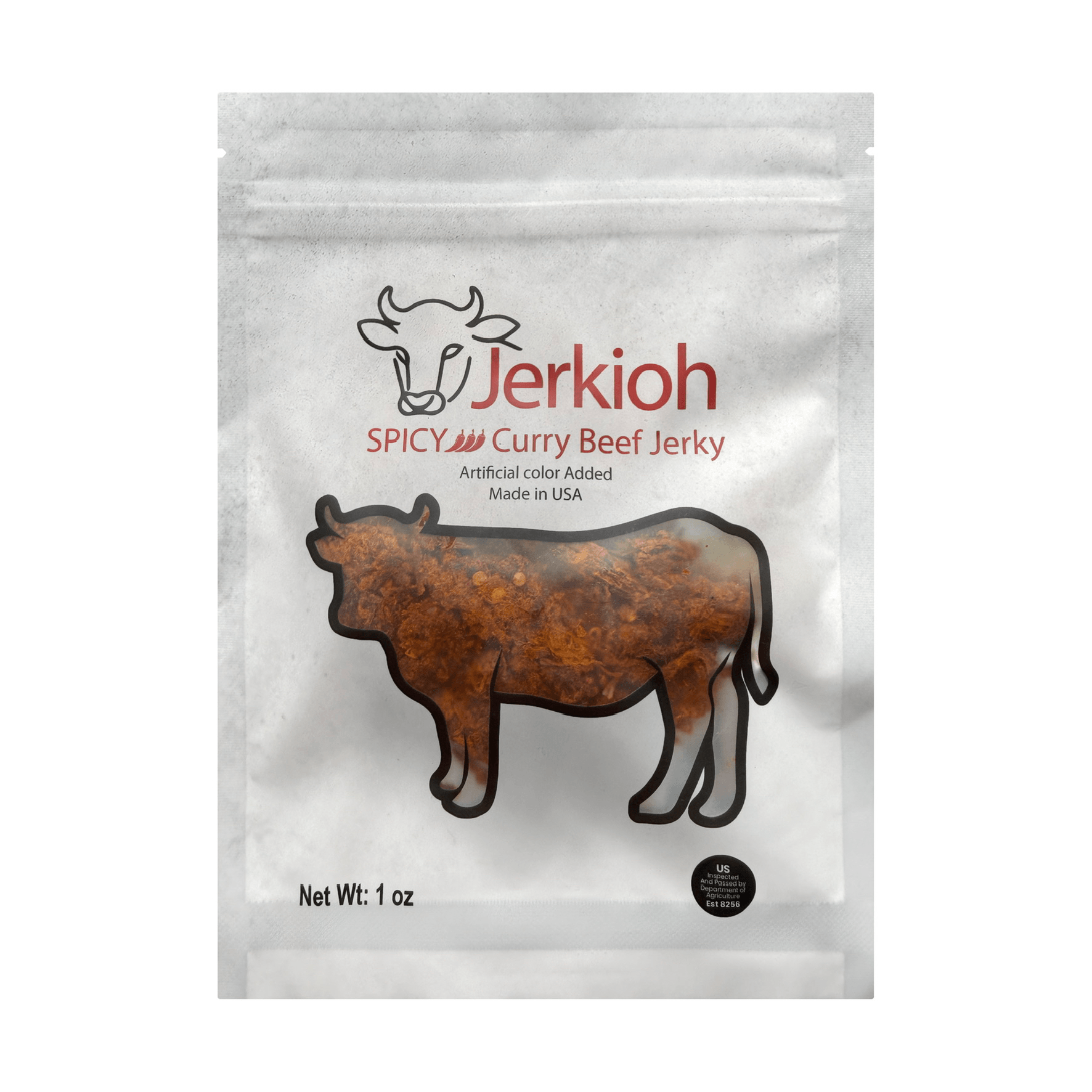 Jerkioh 1 oz Beef Jerky.