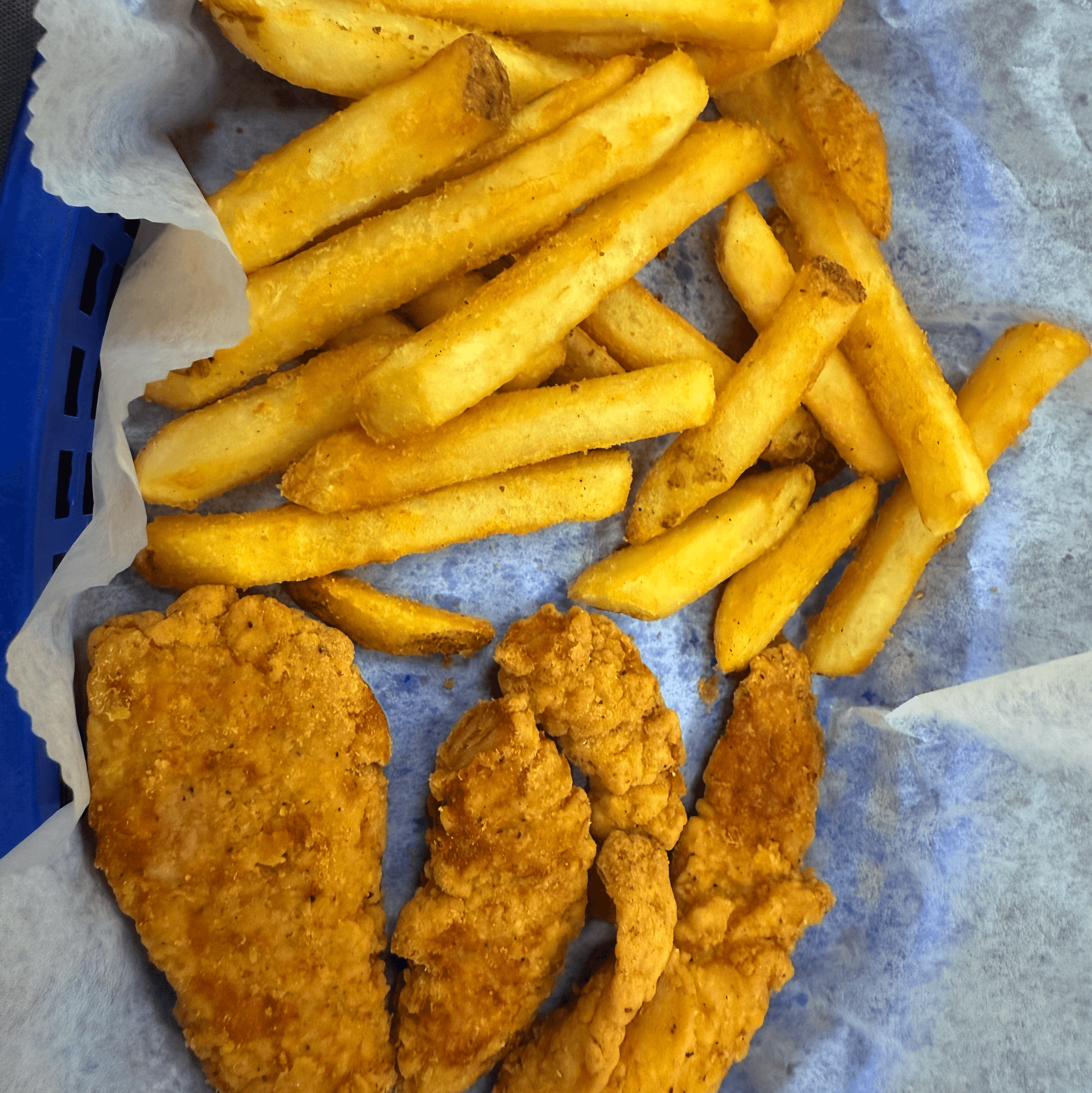 Kids Chicken Fingers.