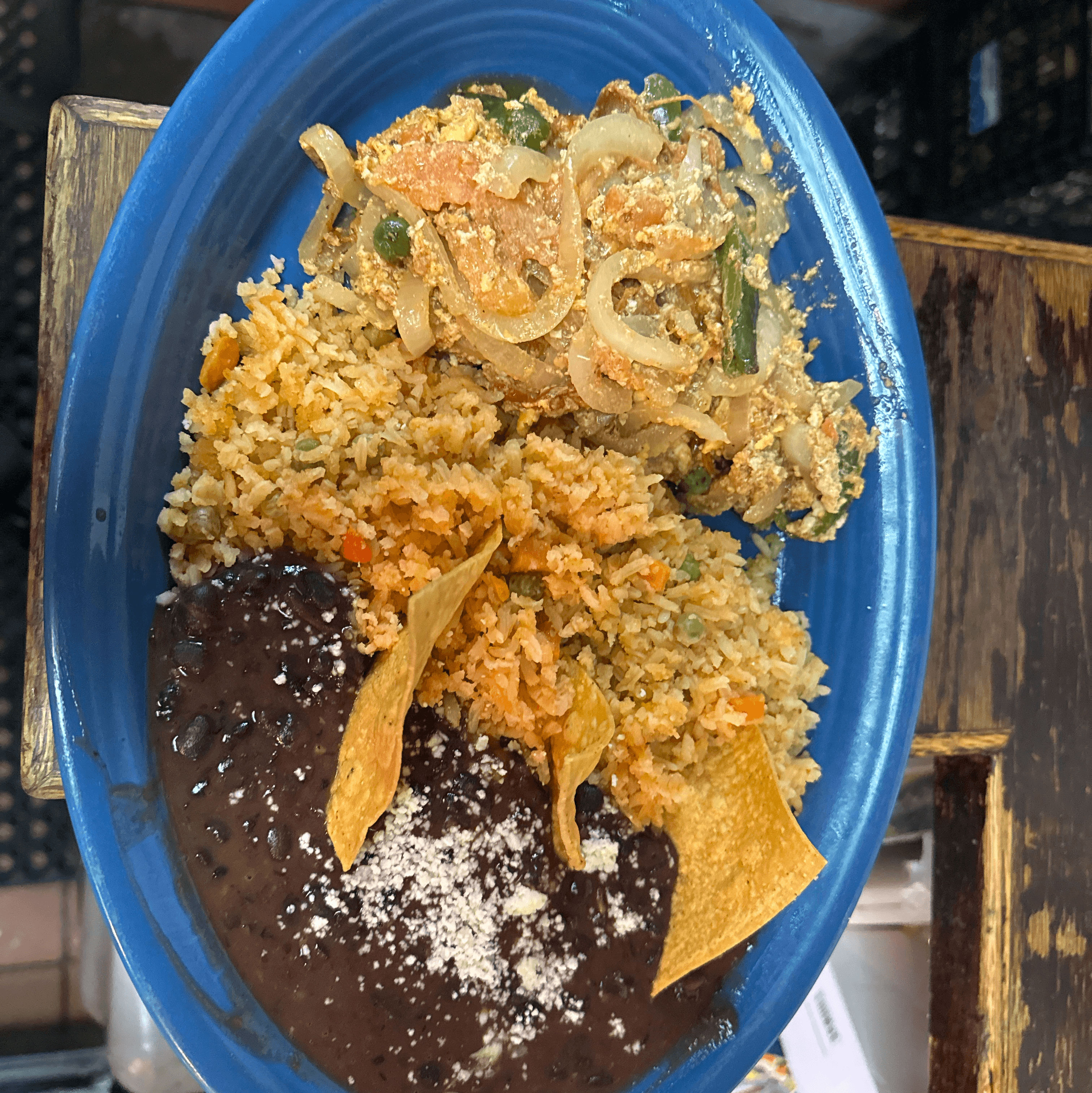 Huevos a la Mexicana.