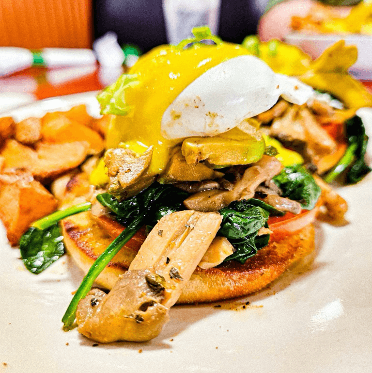 Veggie Benedict.