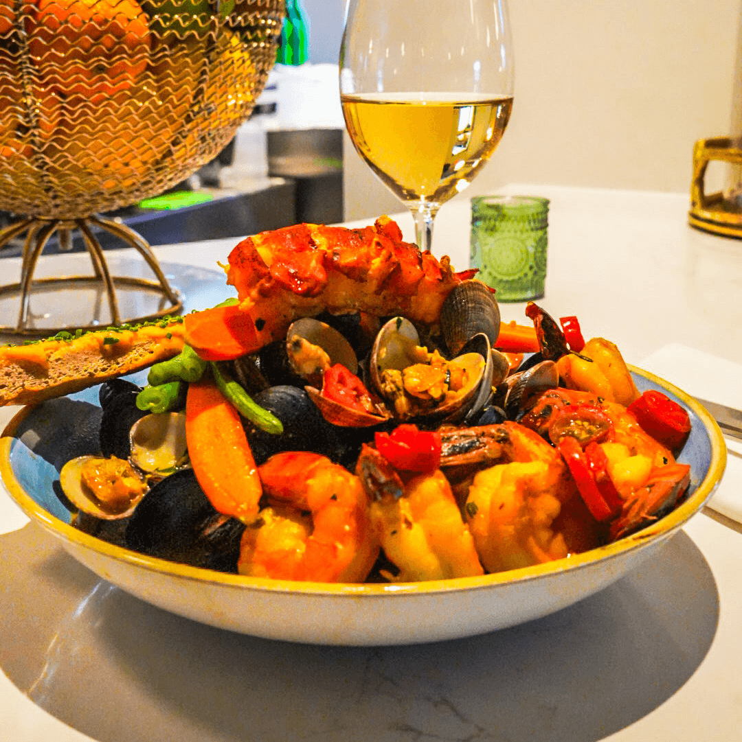 Bouillabaisse & Rouille with Ciabatta.