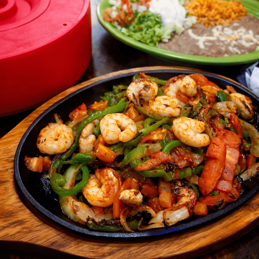 Fajitas De Camarones.