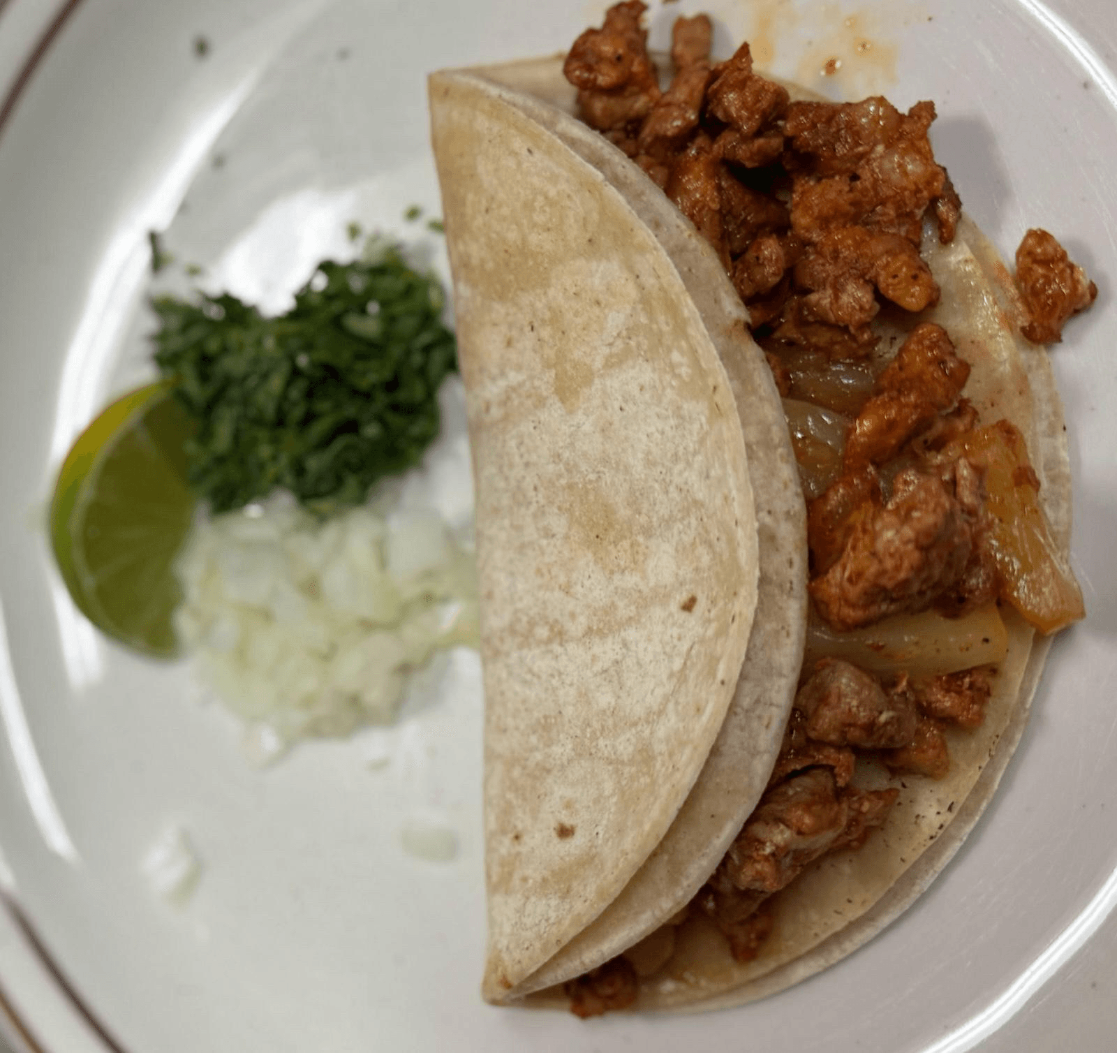 Side Taco Al Pastor (Barbecue Pork).
