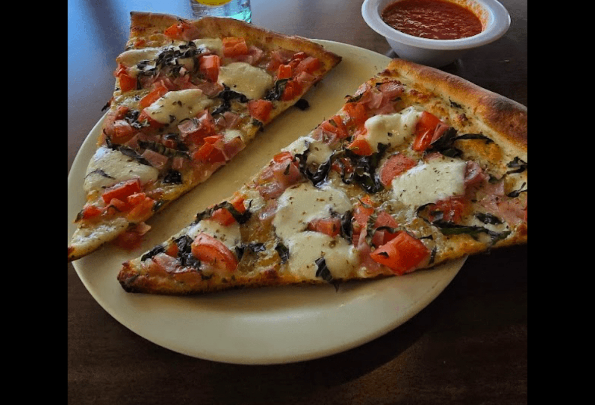 12” House special margarita pizza.