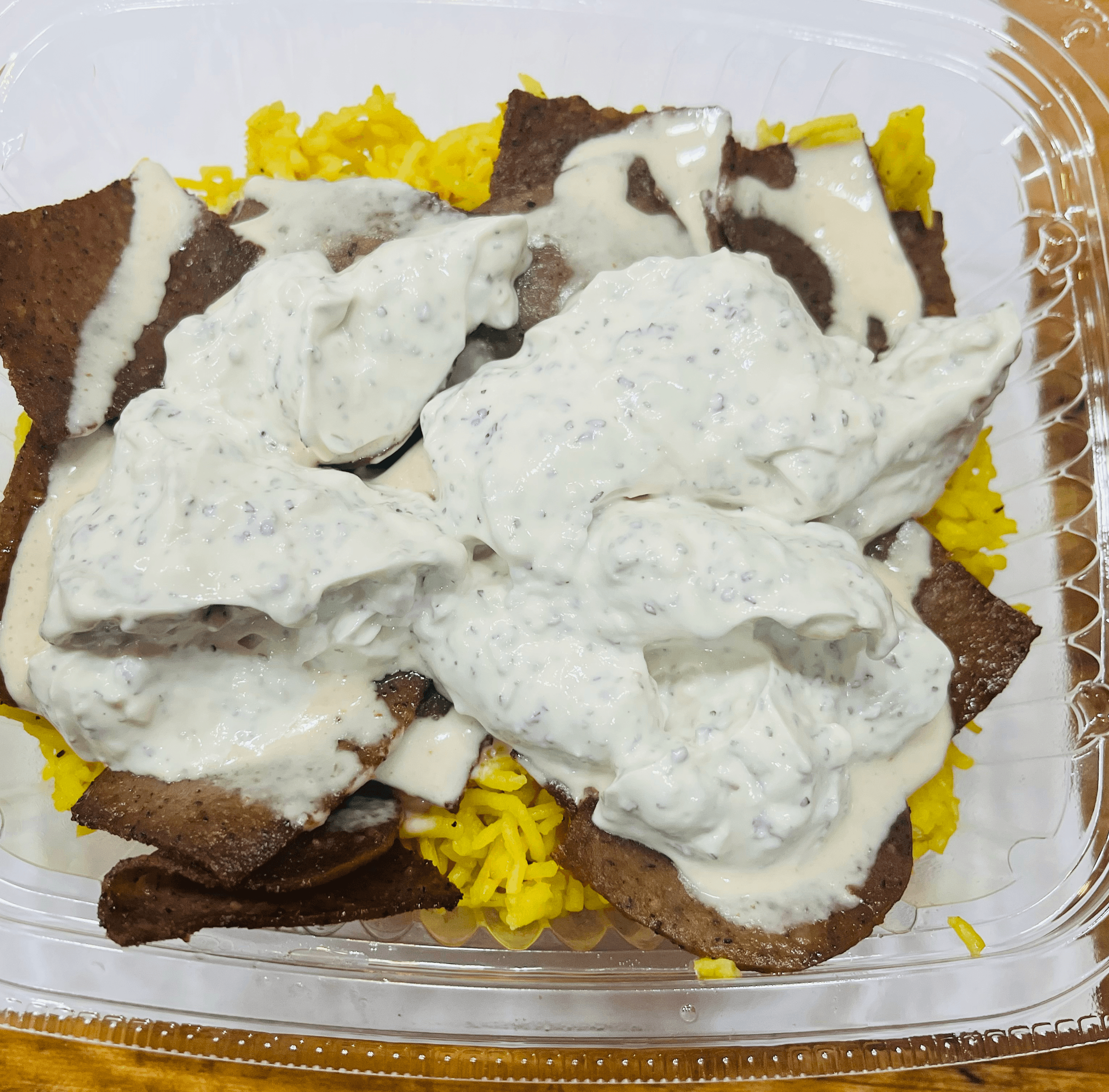 Lamb Beef ＆ Gyro Rice Bowl.