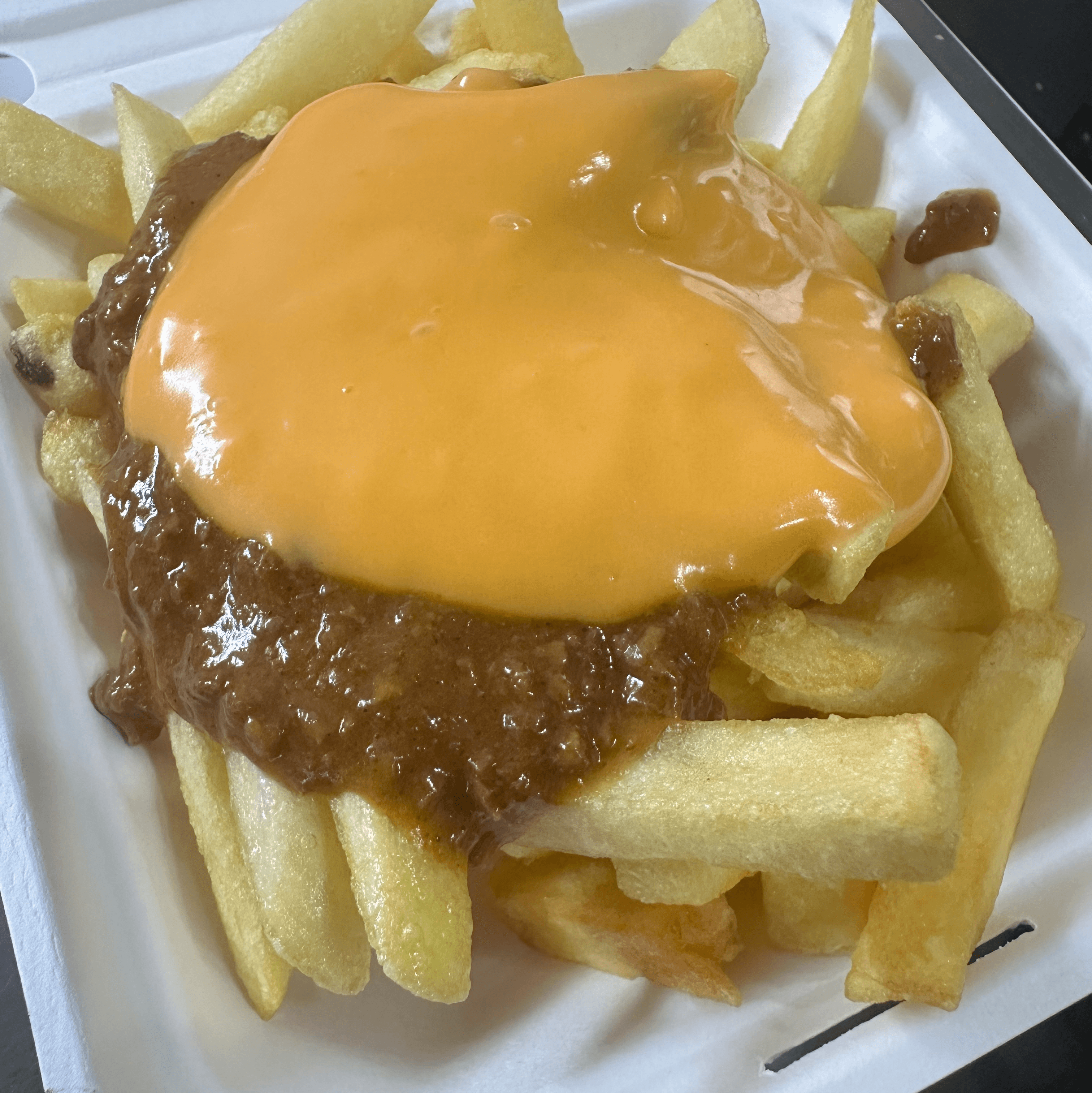 Small Chili Cheese Fries.
