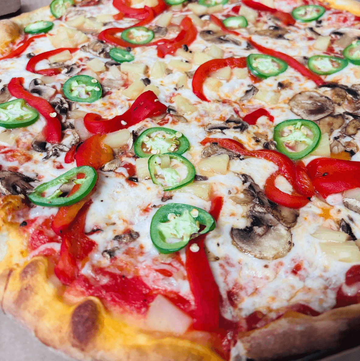 XLG The Kitchen Sink Pizza.