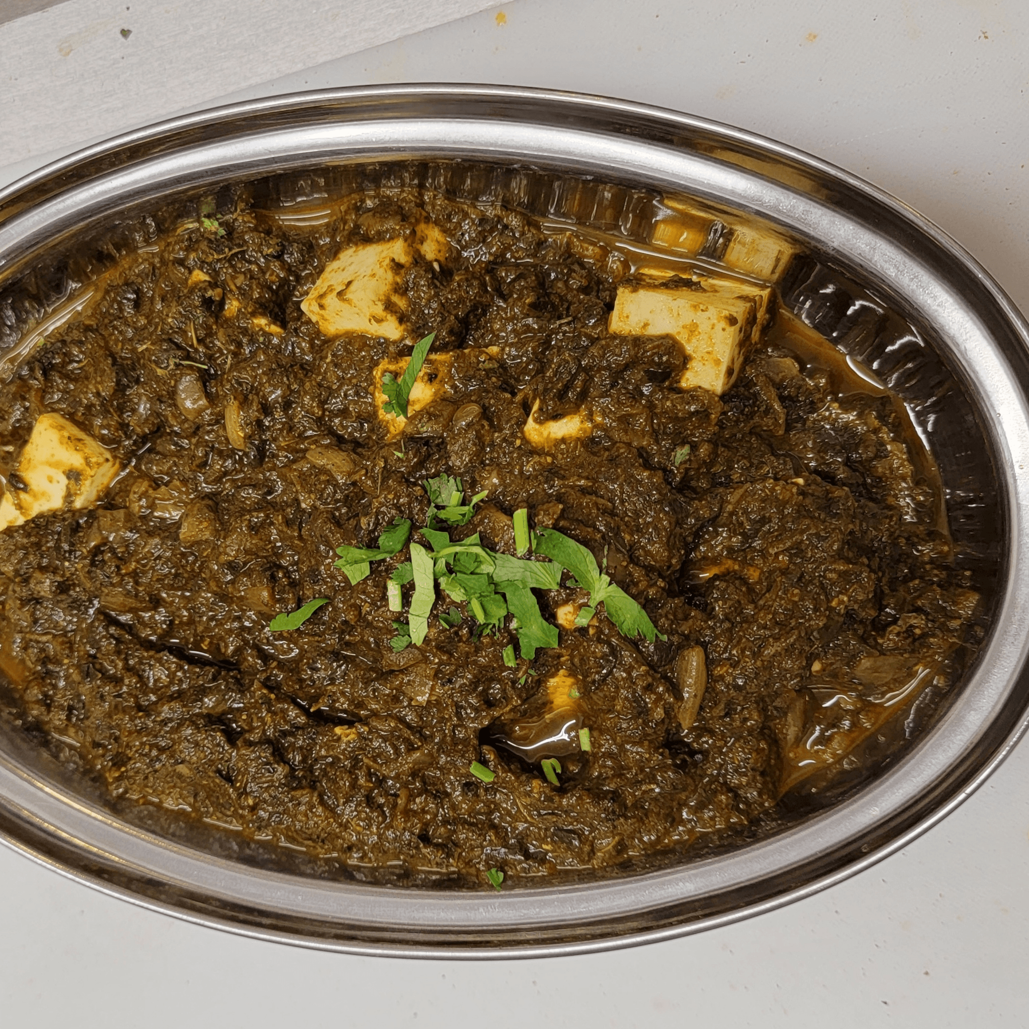 Saag Paneer.
