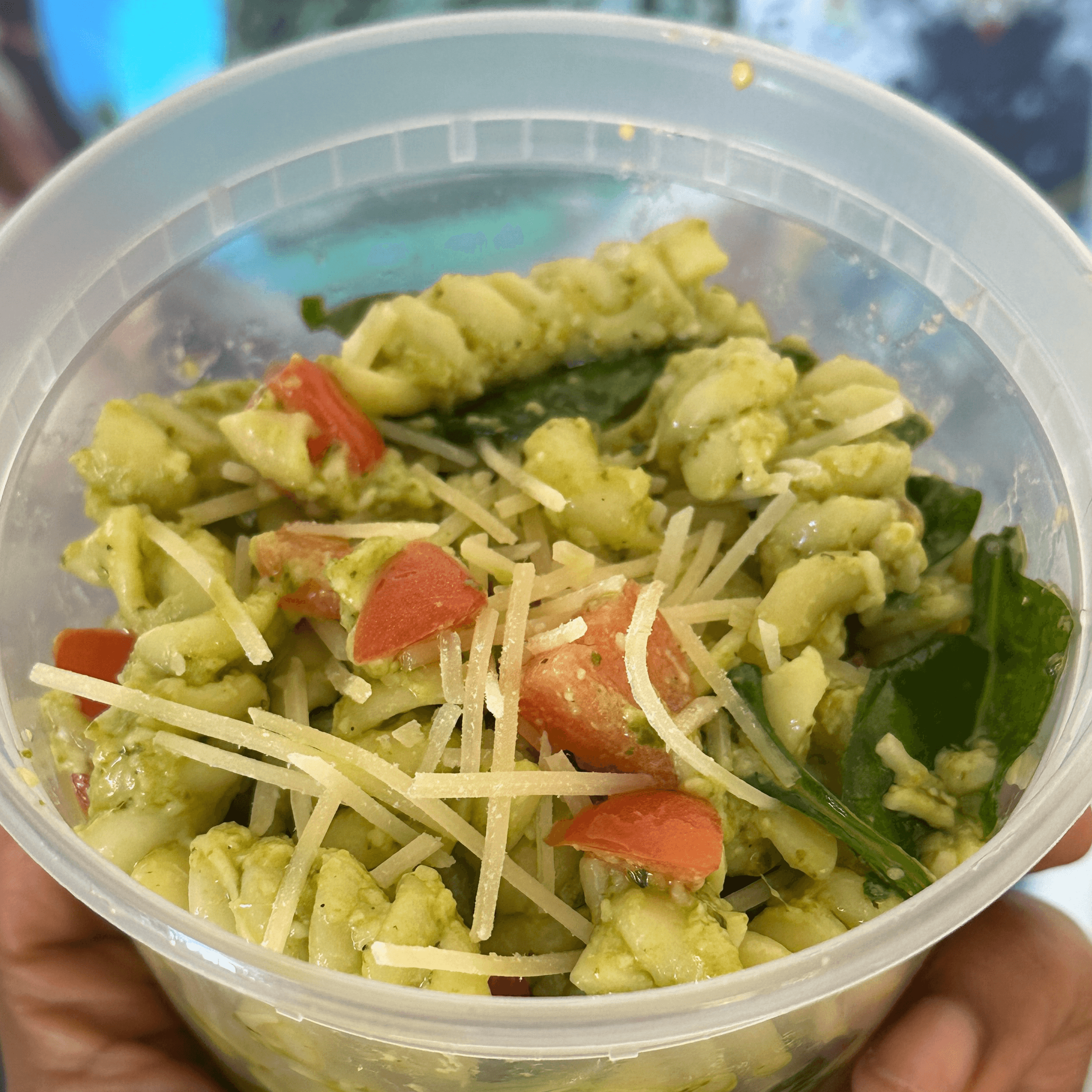 Pesto Pasta Salad.
