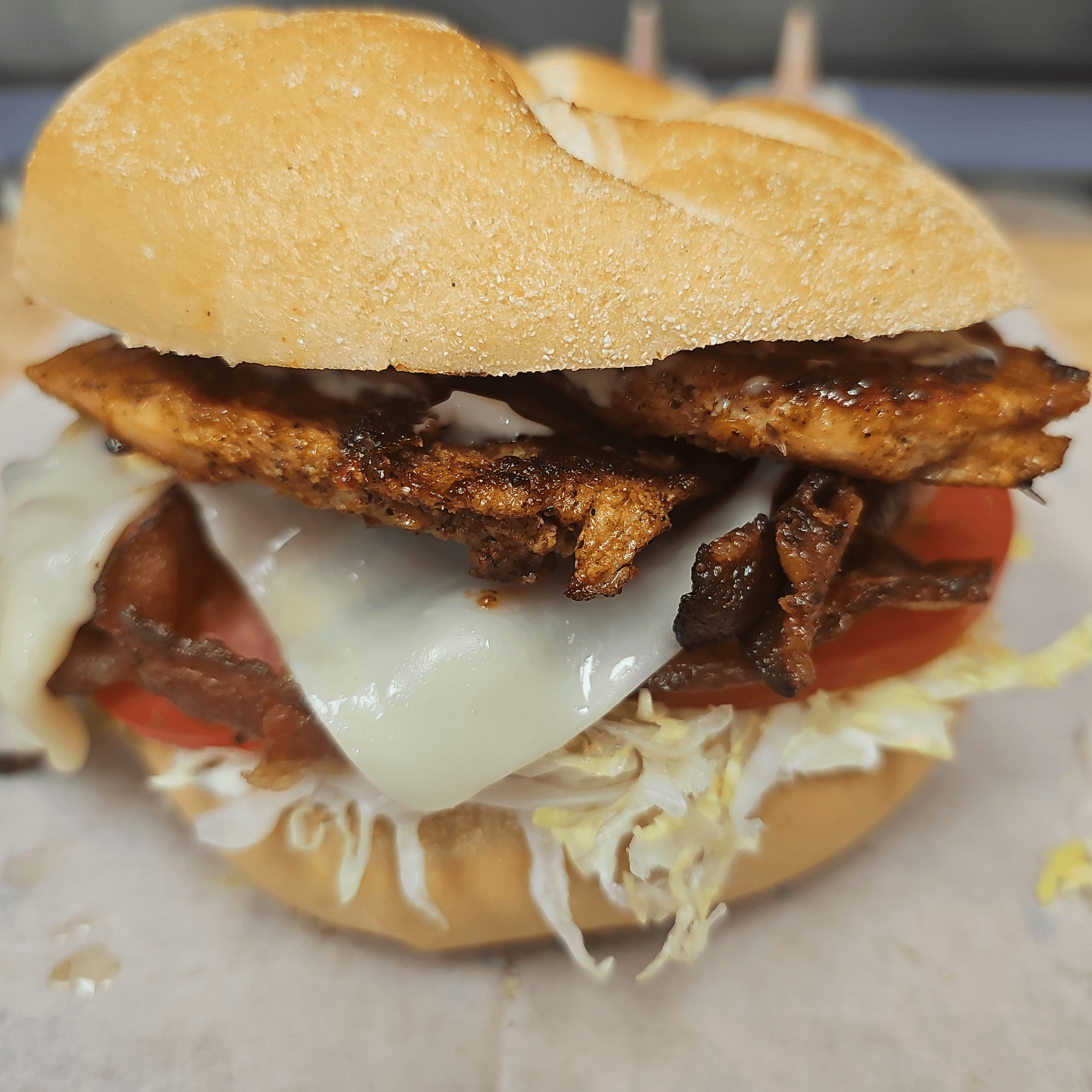 #16 Grilled Marinated Chicken Breast Sandwich.