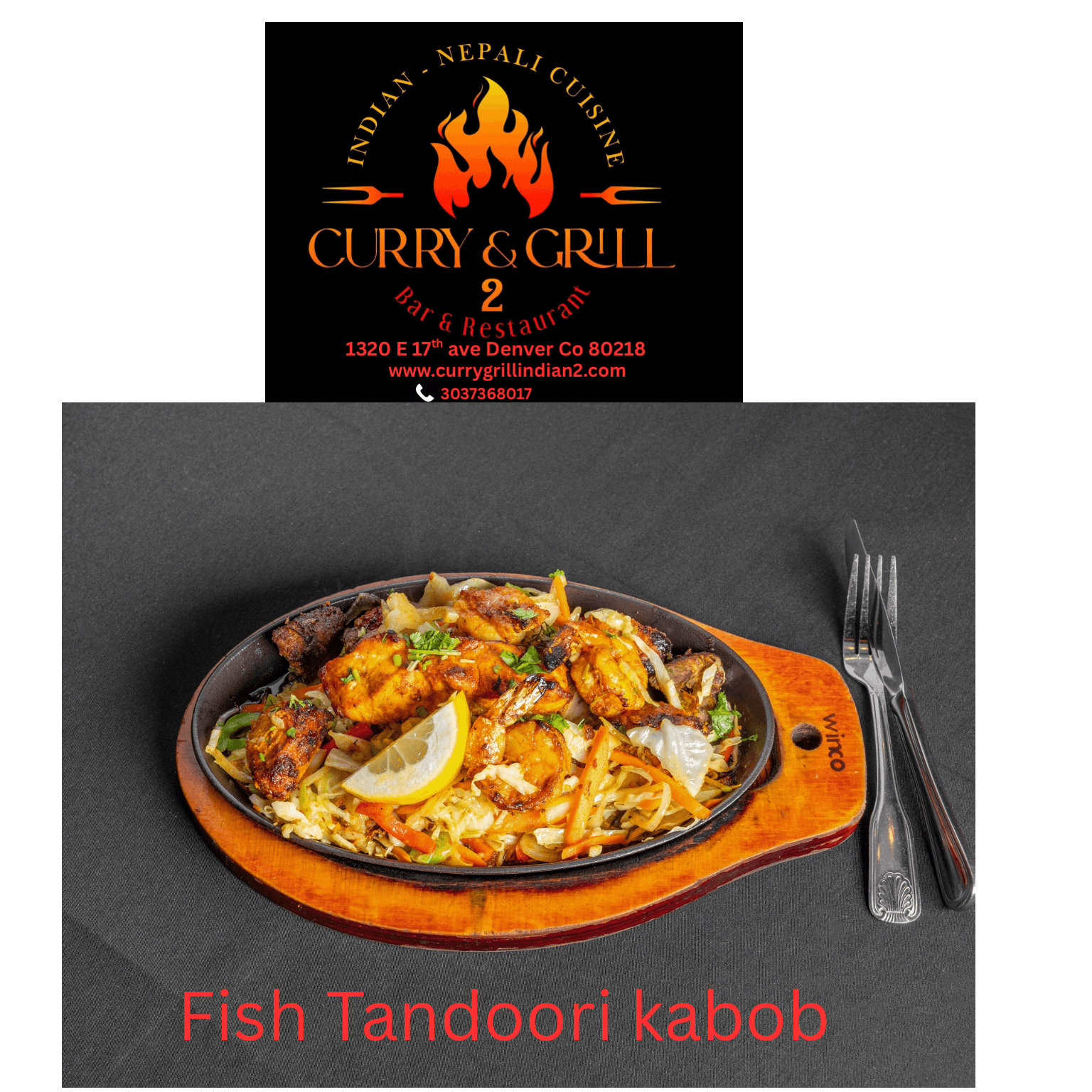 Fish Tandoori.