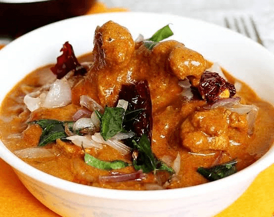 Chicken Curry With Rice.