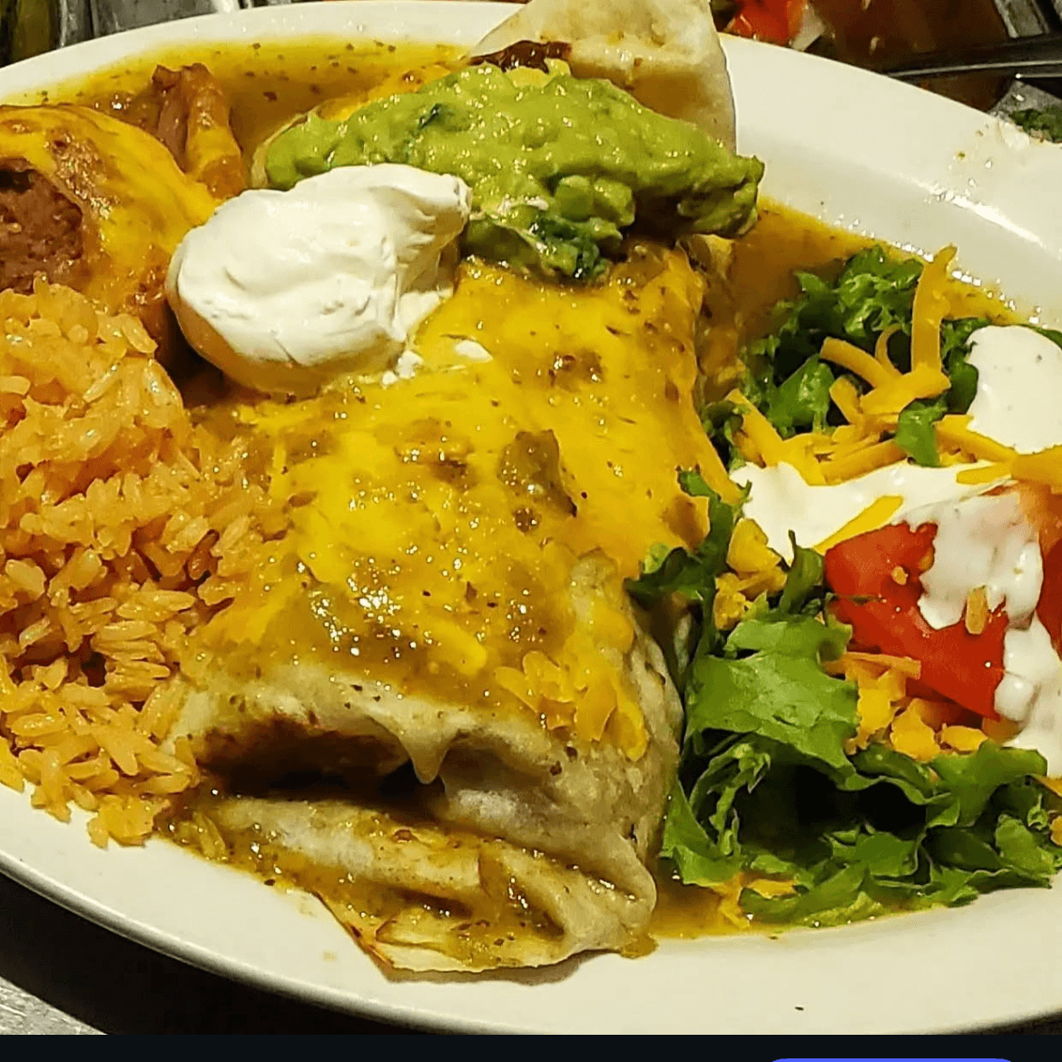 Verde Macho Burrito.