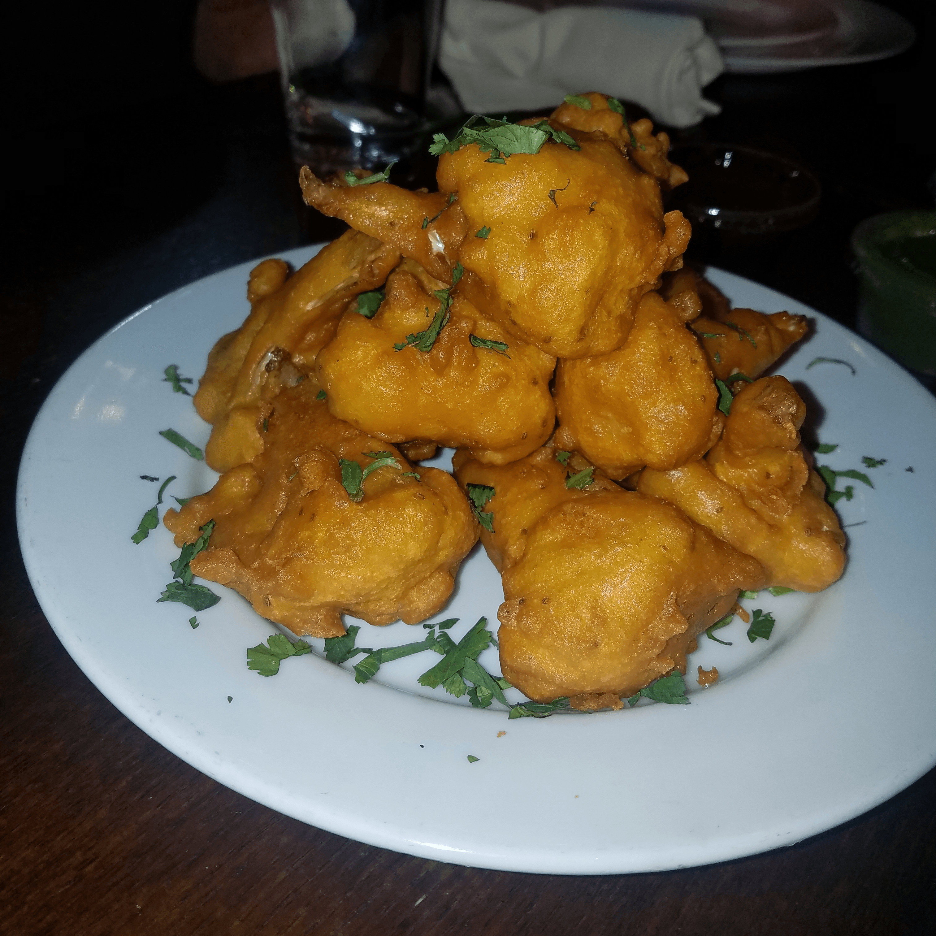 Cauliflower Fritters.