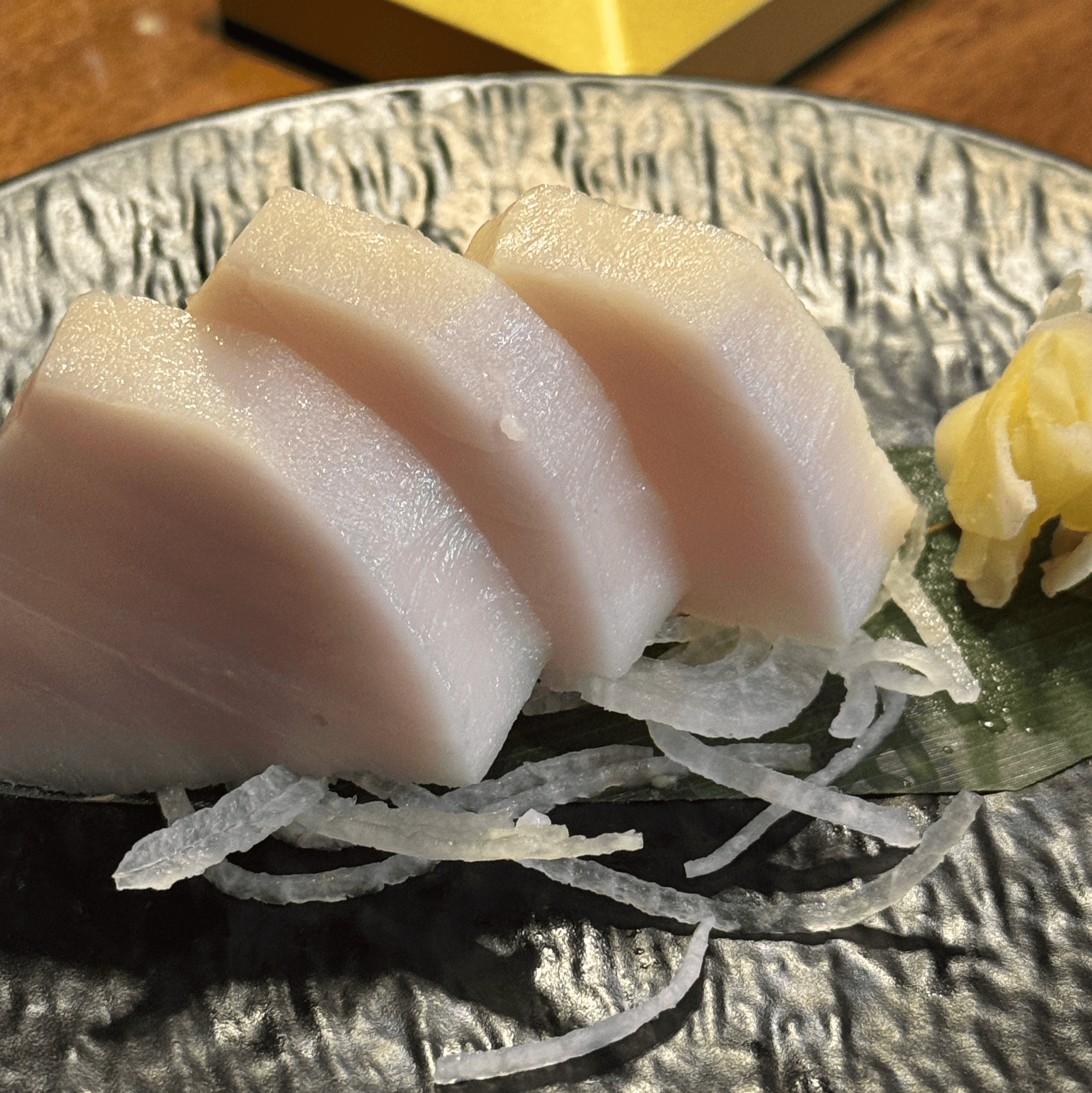 White Tuna Sashimi.