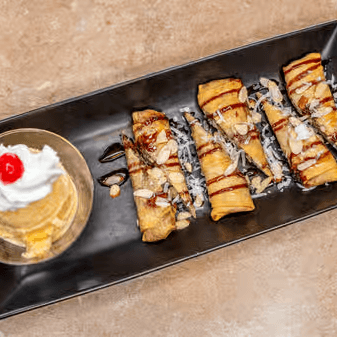 Fried Banana with Ice Cream