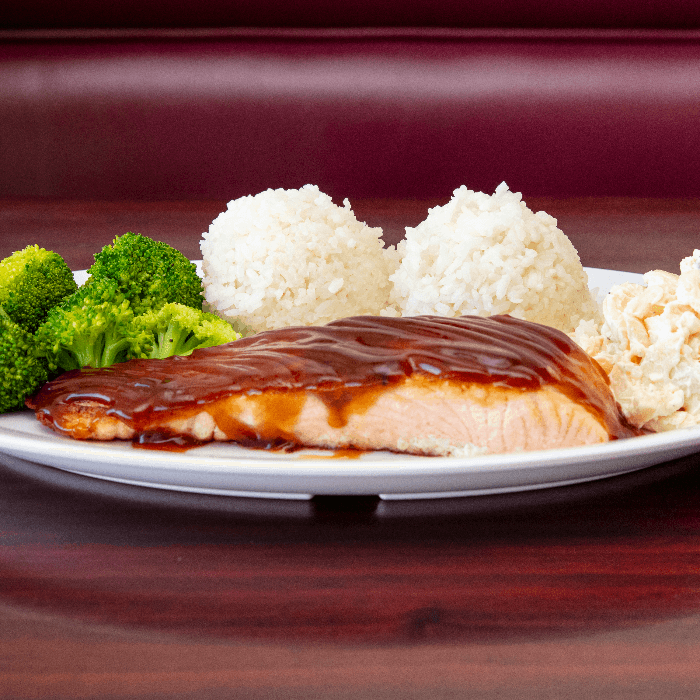 Teriyaki Salmon Plate