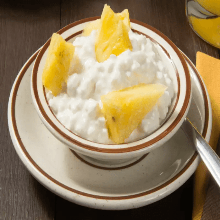Cottage Cheese with Pineapple