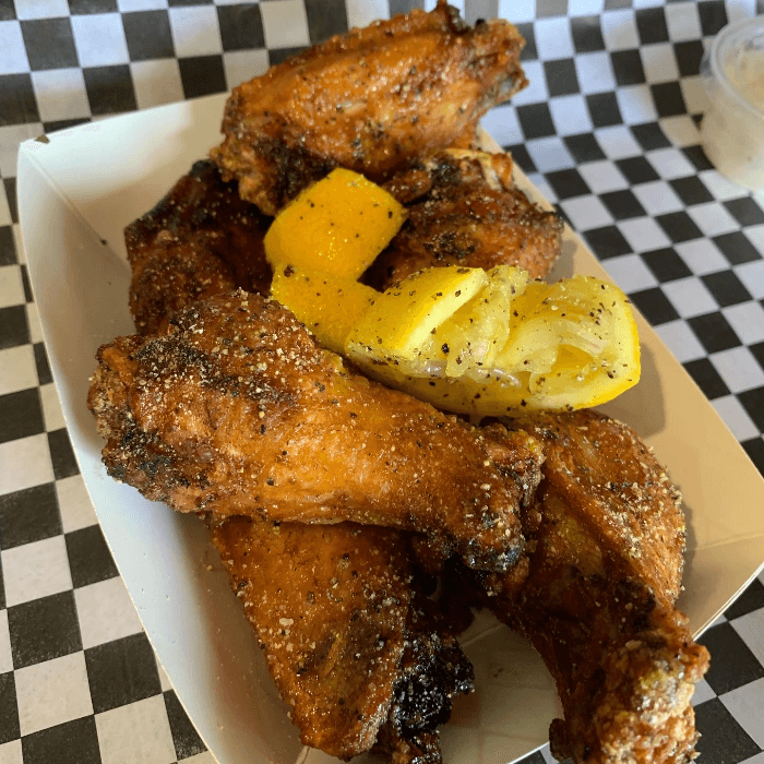 Lemon Pepper Wings (Half Dozen)