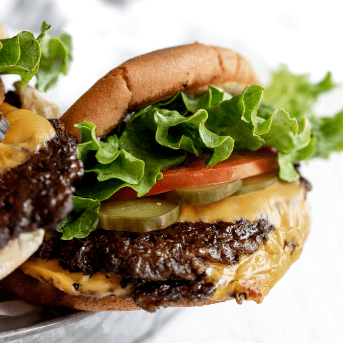 Single Smash Burger